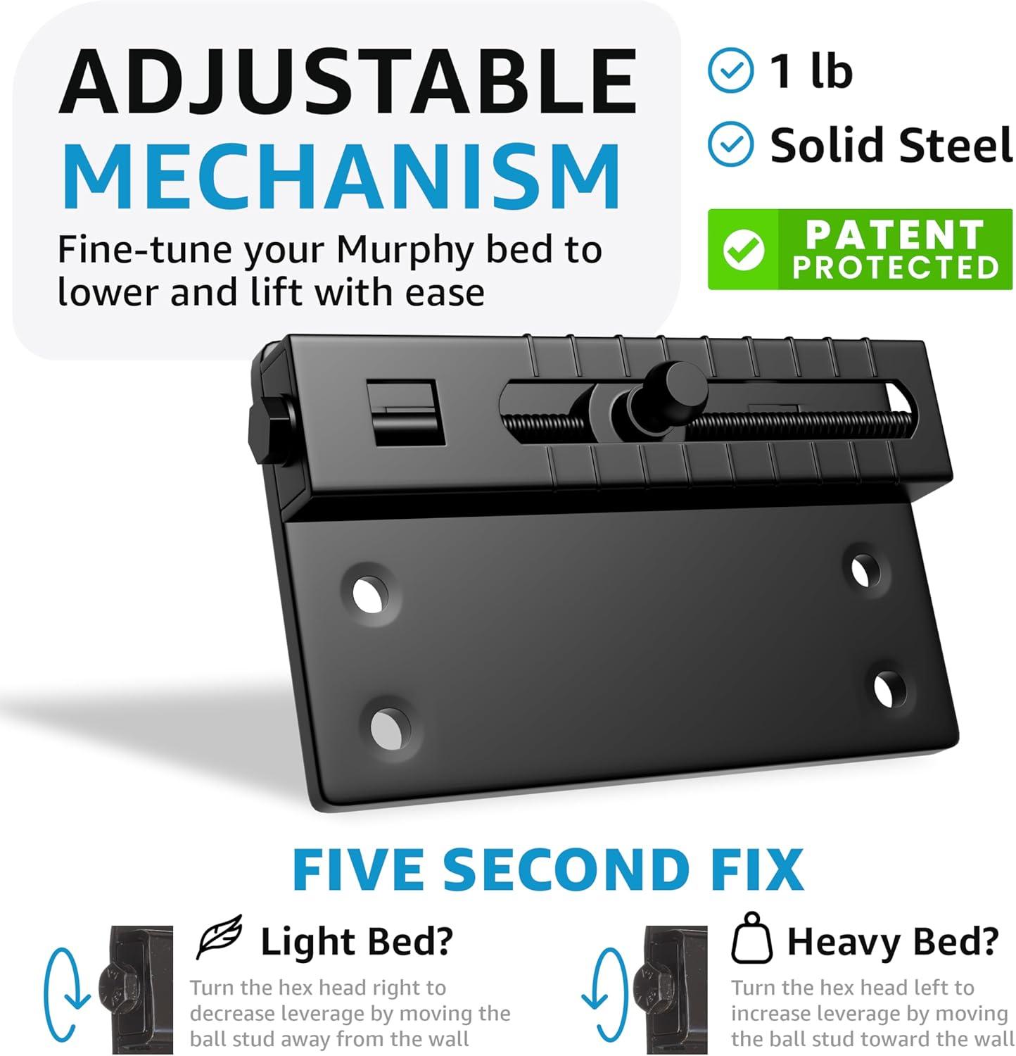 Create-A-Bed Twin Size Deluxe Murphy Bed Kit, Vertical