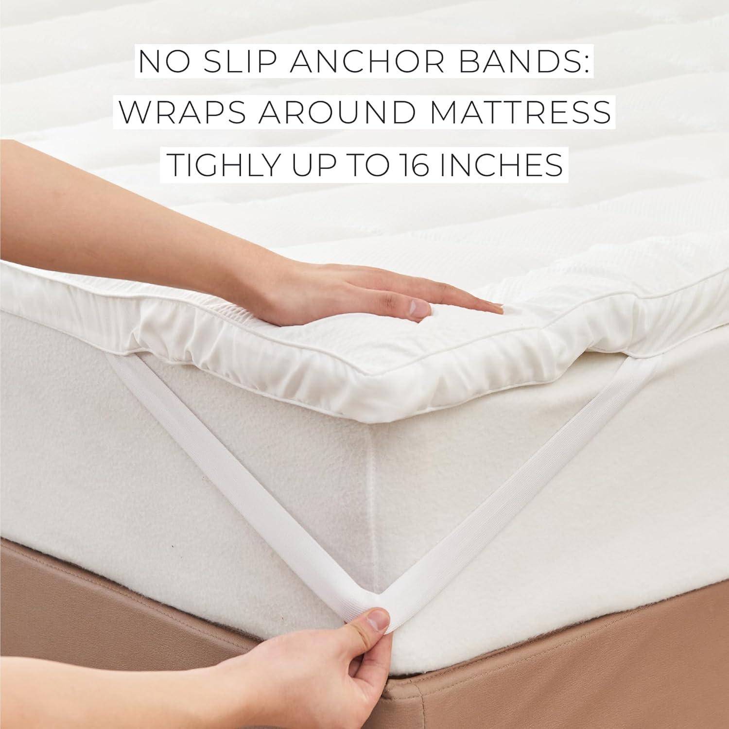 Alwyn Home 2" Down Alternative Box-Stitched Mattress Topper