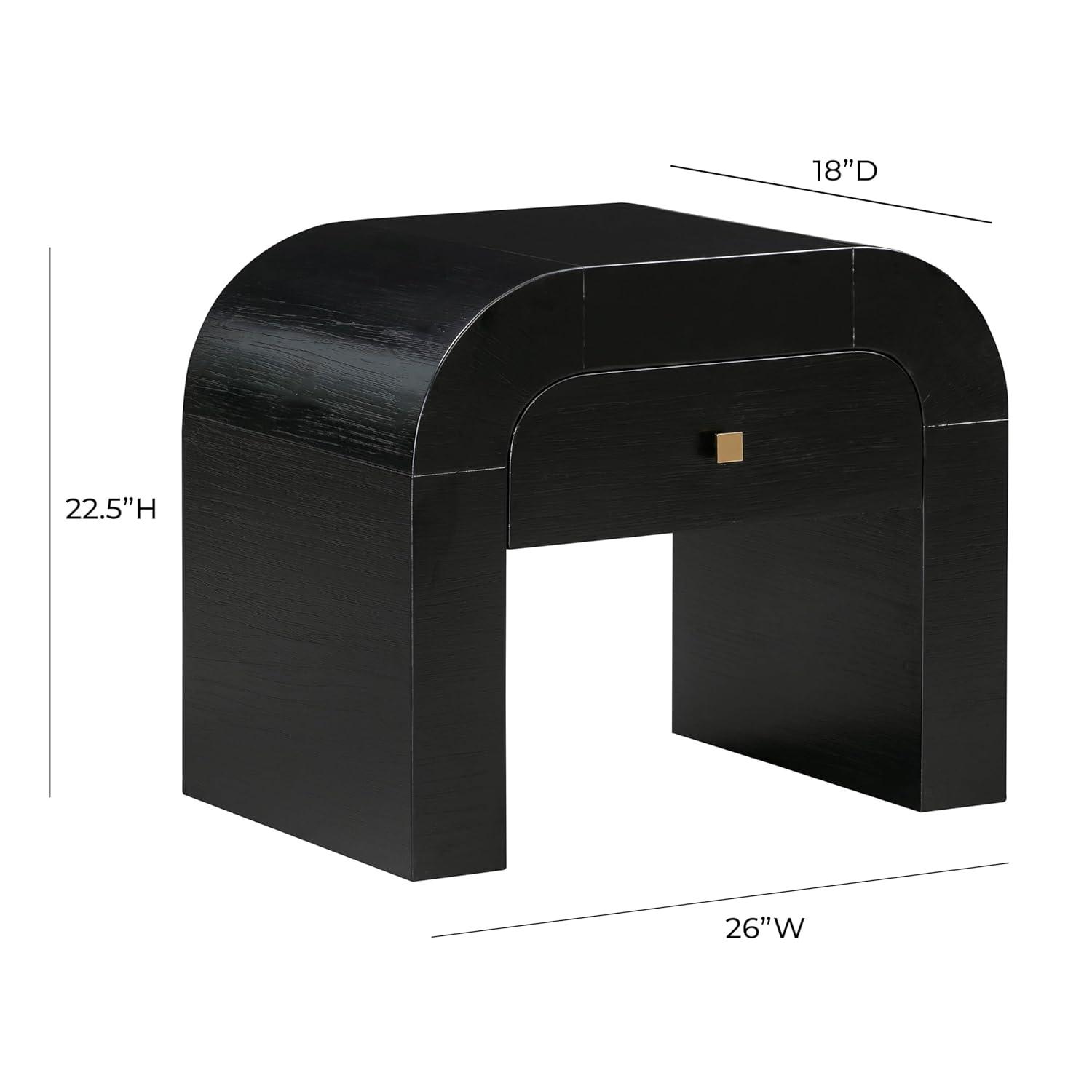 Pum Solid Wood Nightstand