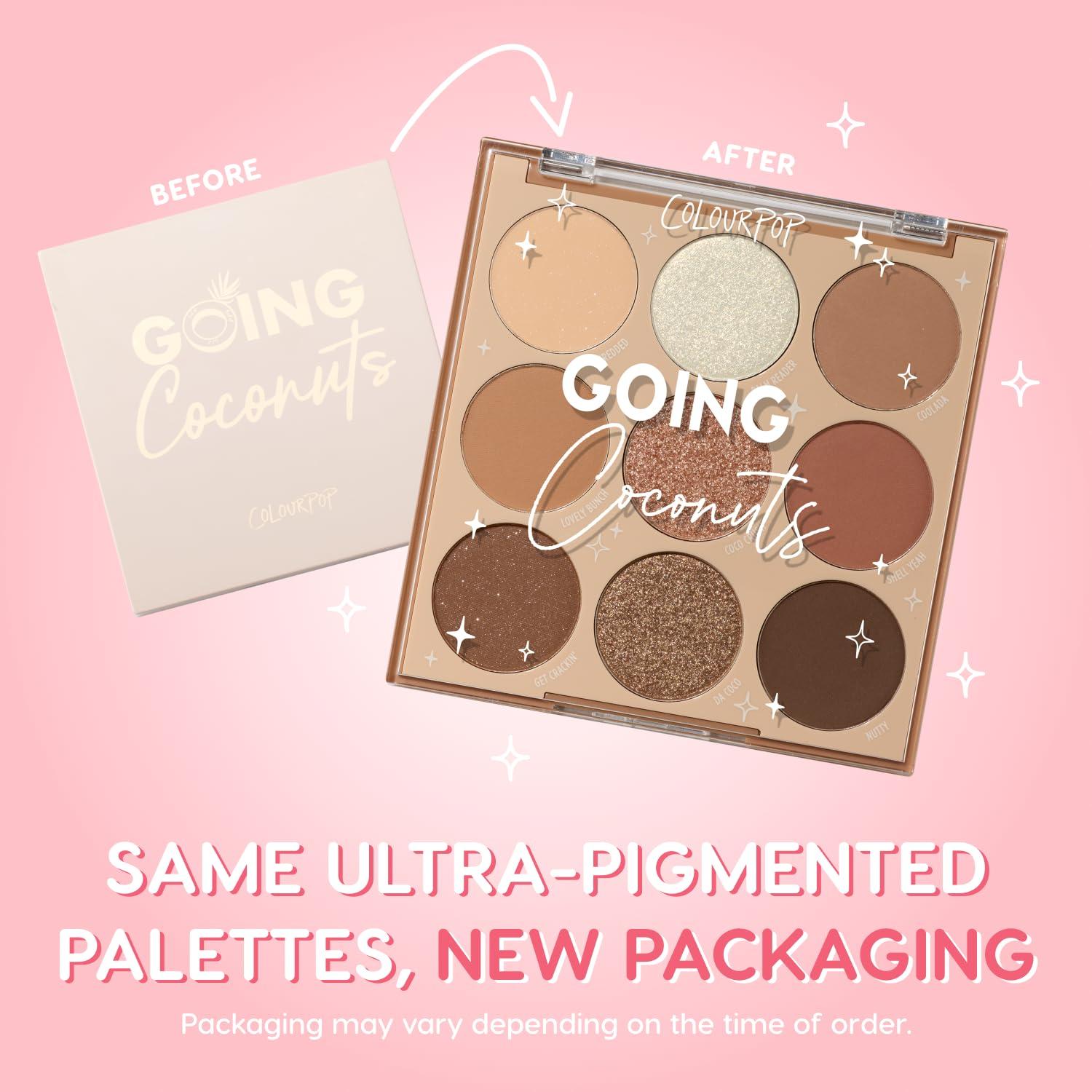 Going Coconuts Neutral 9-Pan Eyeshadow Palette with Satin Finish