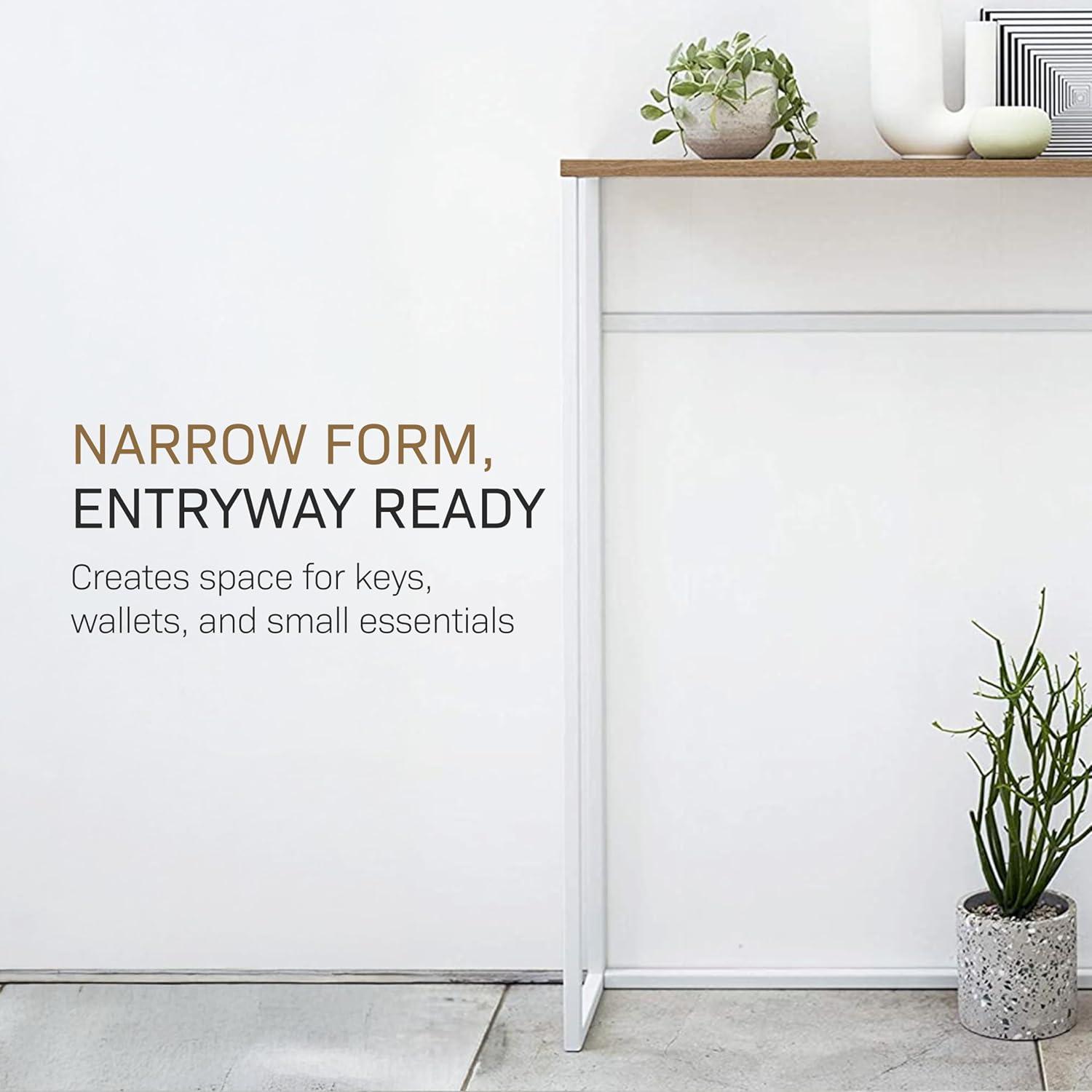 Yamazaki 24" Tower Narrow Entryway Console Table