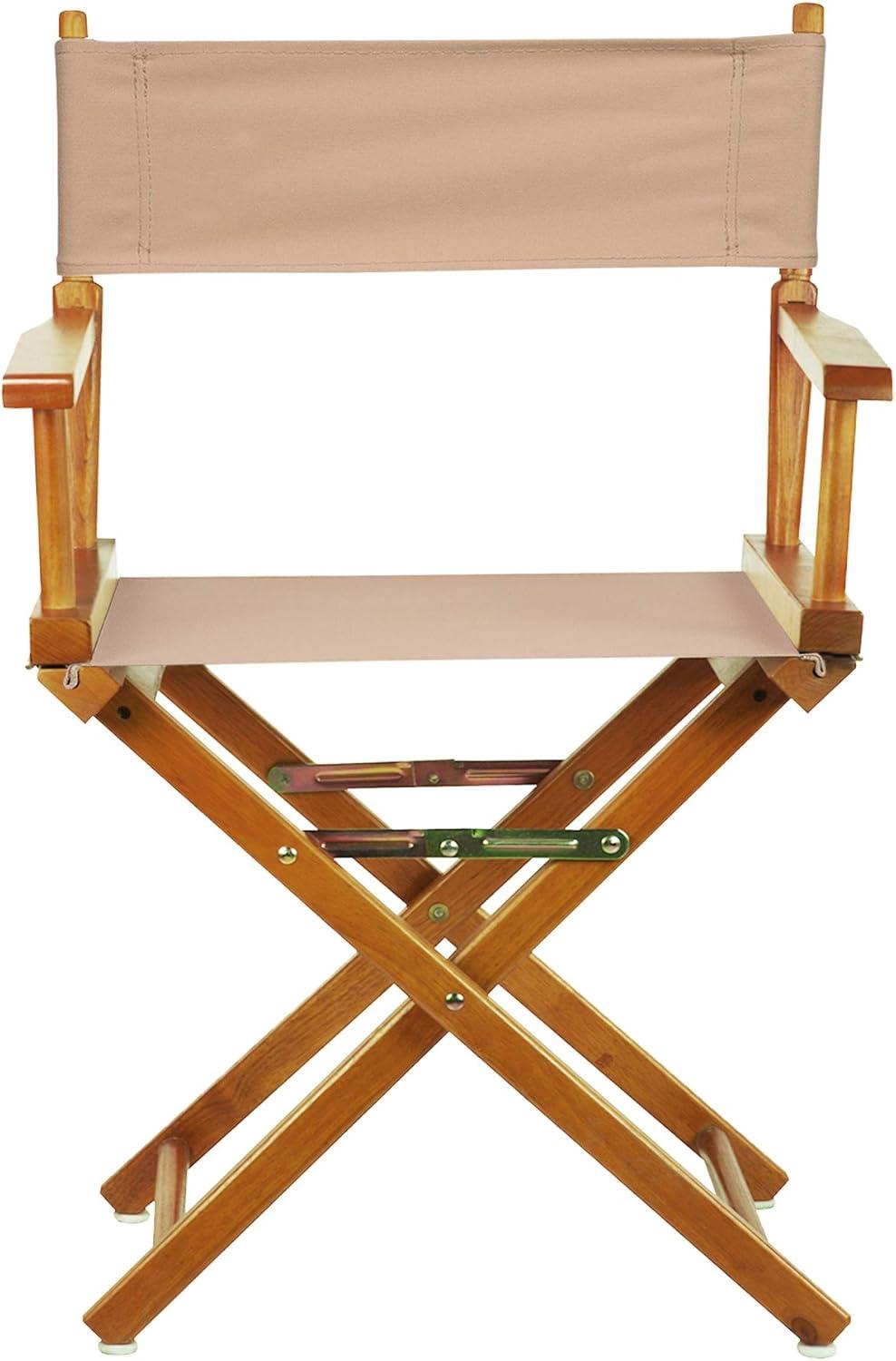 "18" Director's Chair Honey Oak Frame-Tan Canvas"