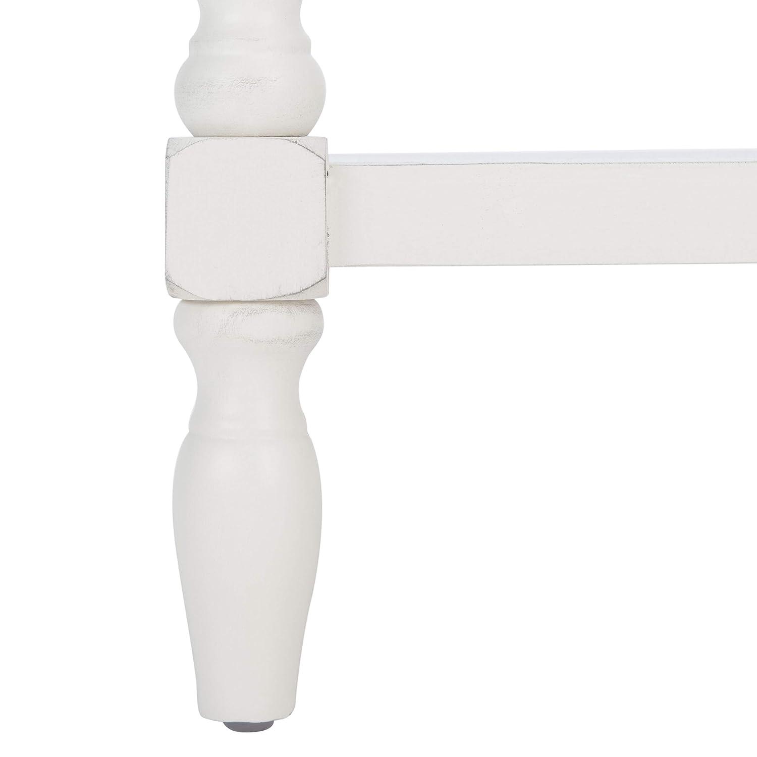 Athena Accent Table - ACC5703A - Distressed White - Safavieh