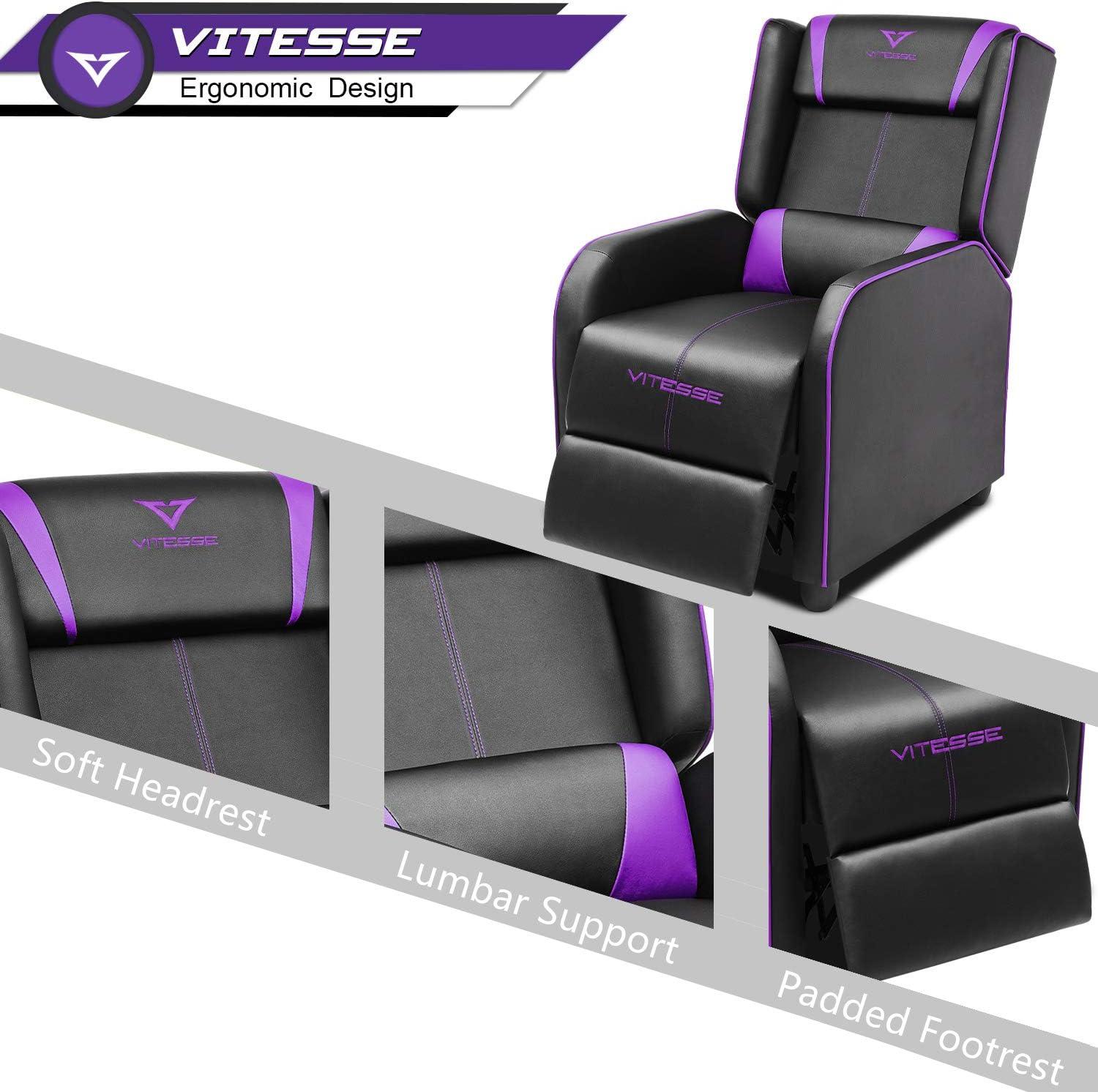 VITESSE PU Leather Gaming Recliner Sofa Chair