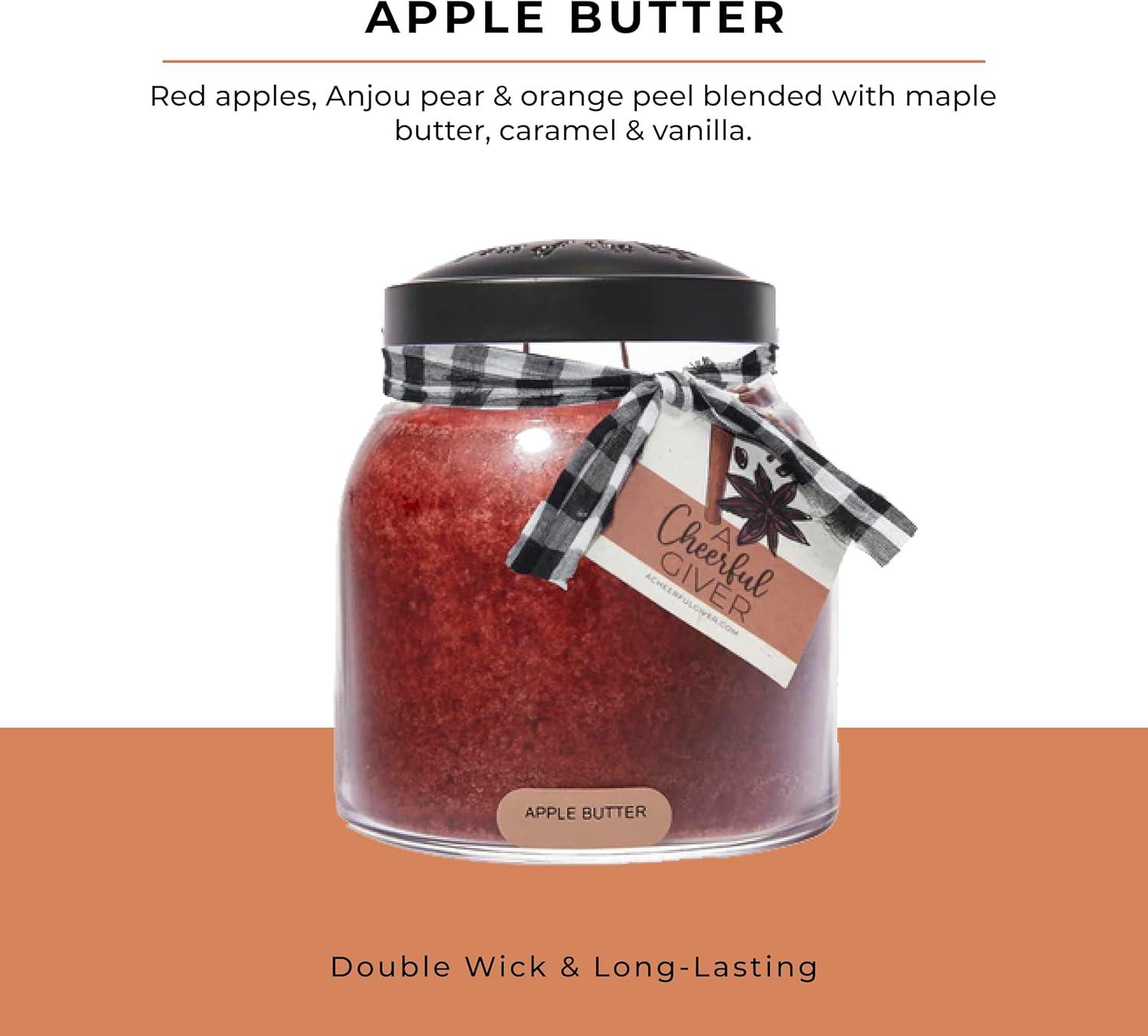 Apple Butter Papa Jar Candle