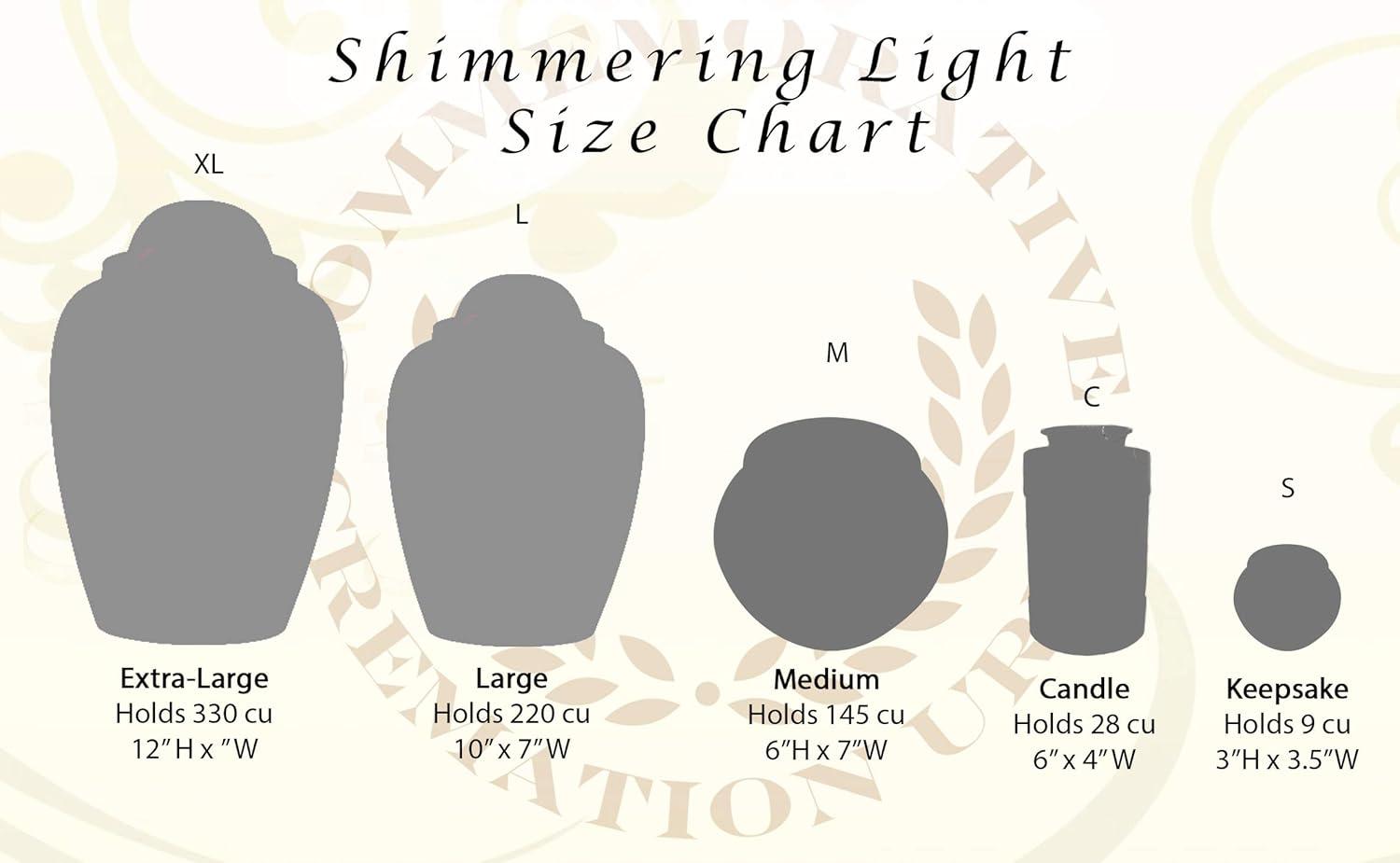 Prismatic Shimmering Light Sparkly Cremation Urns for Human Ashes Adult Urns for Cremation Ashes Urns for Adult Cremation Ashes Urns for Ashes Cremation Urns for Human Ashes Large