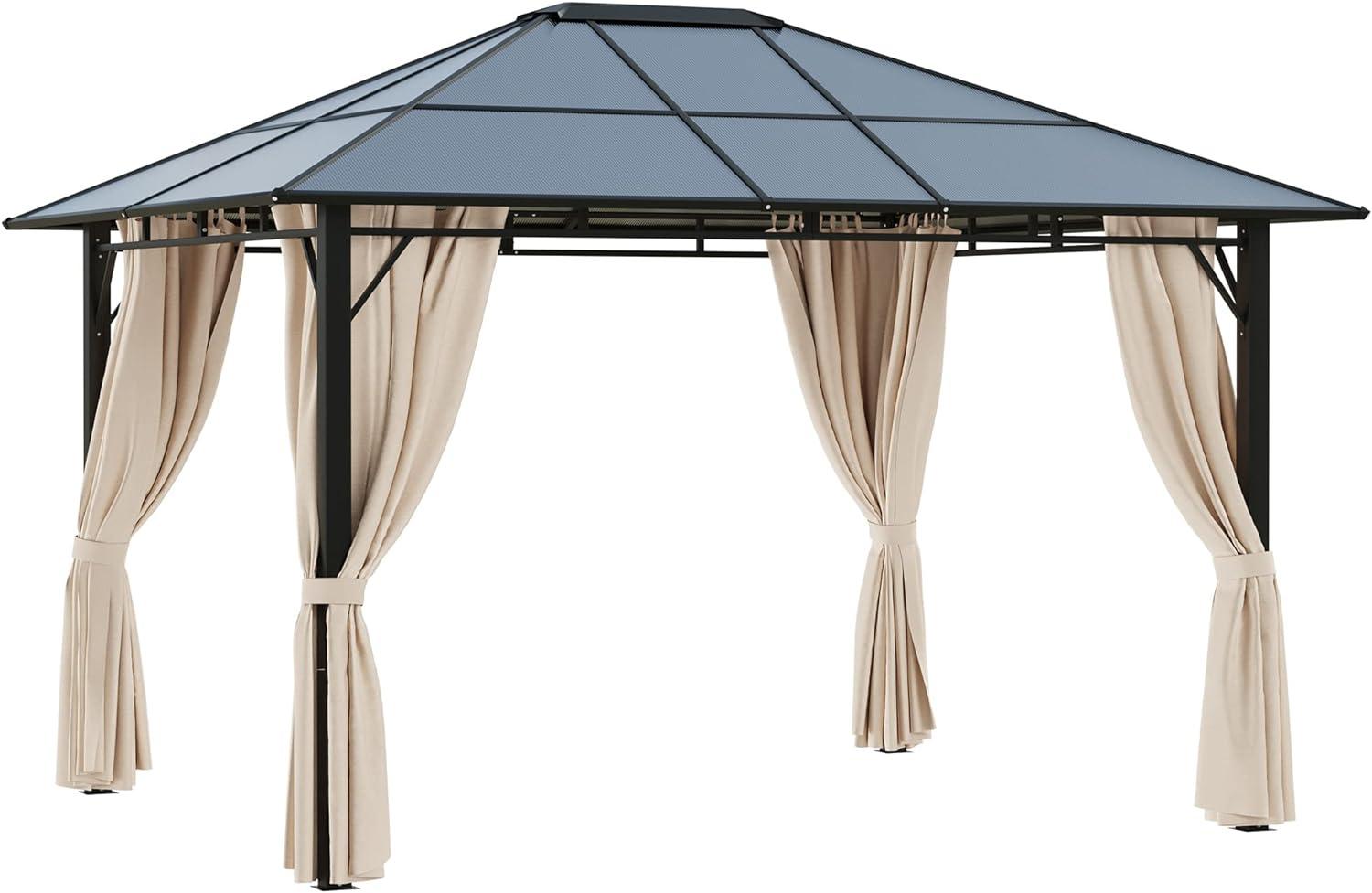 9 Ft. W x 11 Ft. D Metal Patio Gazebo