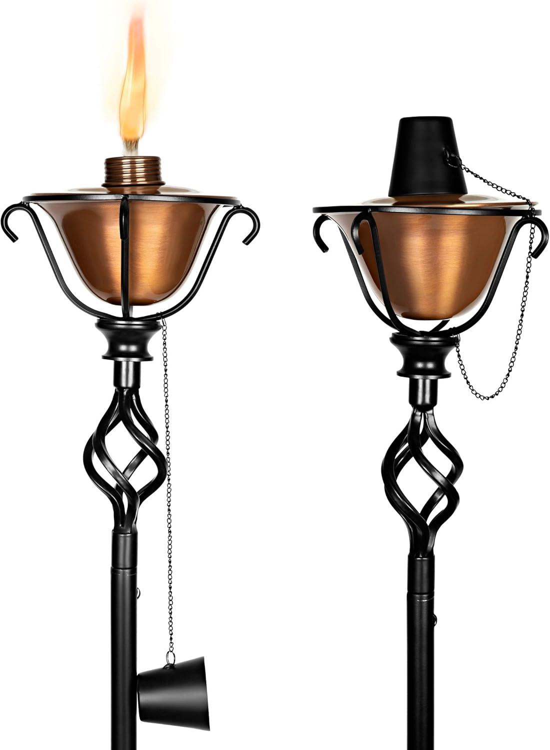 56'' Metal Tiki Torch (Set of 2)