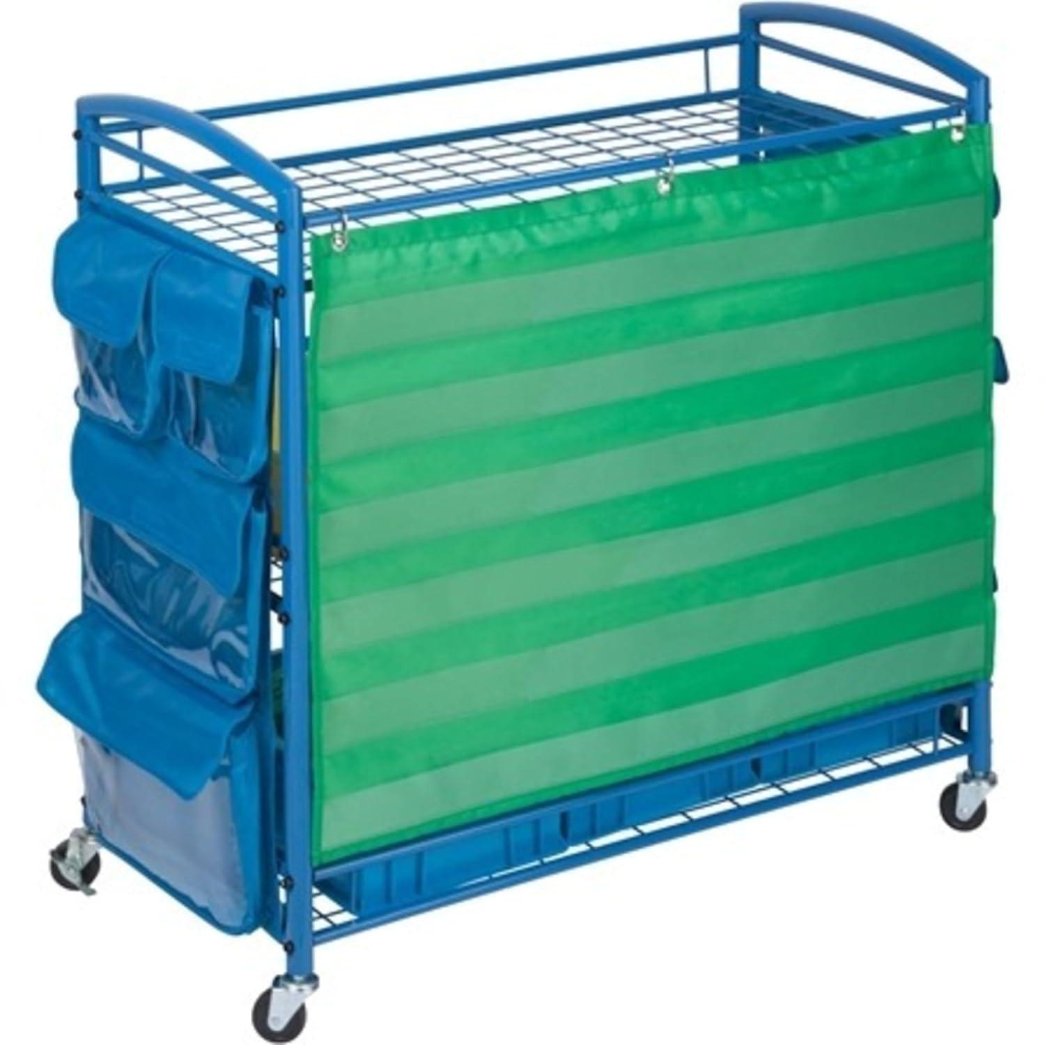 Zoomie Kids Harriotte 3 Compartment Metal Teaching Cart