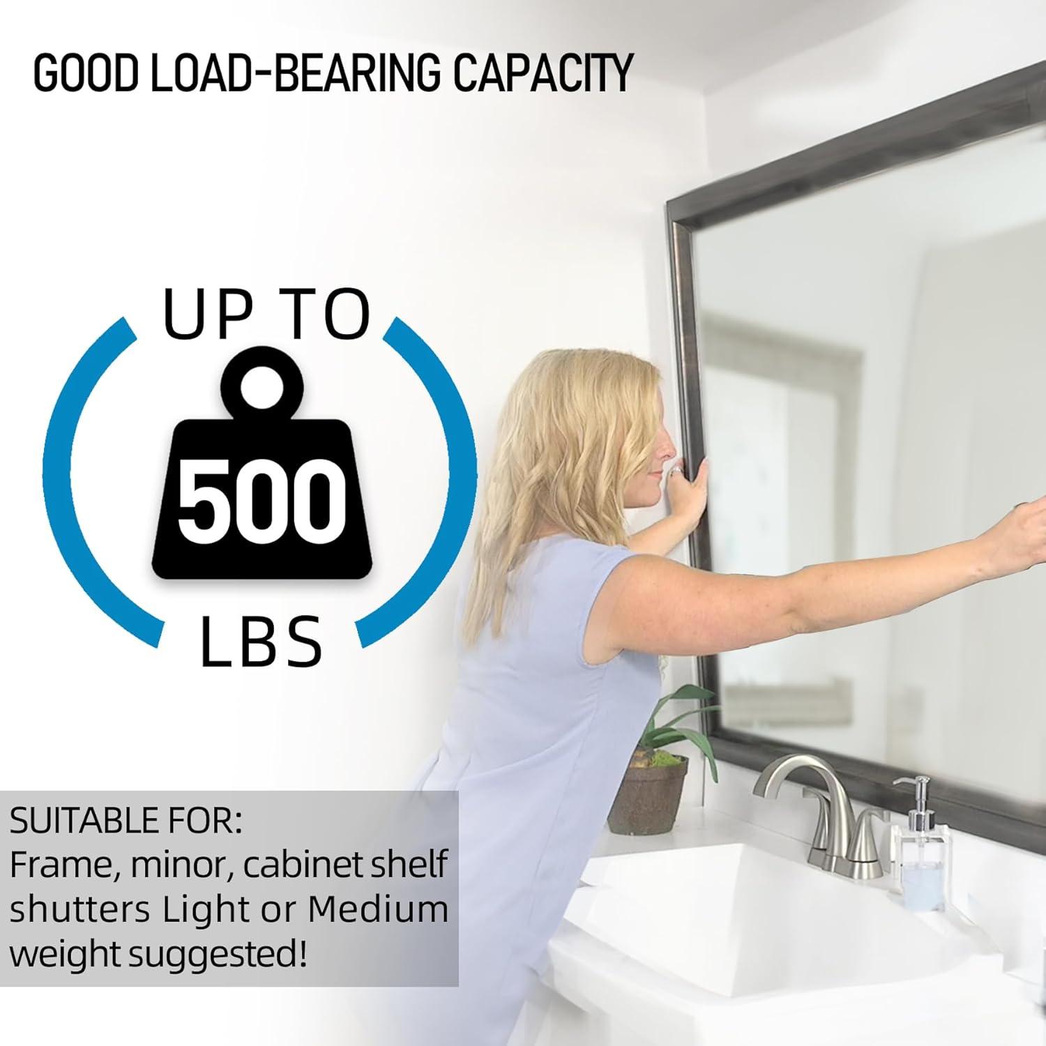 (41 inch) French Cleat Hanger Heavy Duty, 2 Pairs Aluminum Z Clips French Cleats, Interlocking Wall Mount Bracket Hardware Kit for Mirrors, Picture, Shelf, Headboard, Whiteboard, Art, Frames