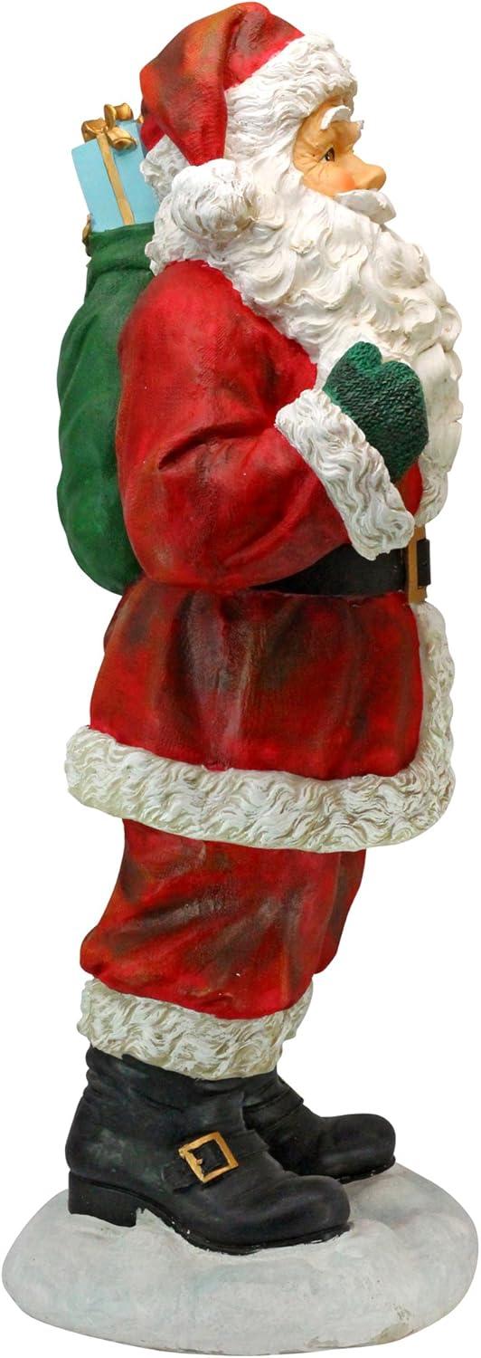 Design Toscano A Visit from Santa Claus Holiday Statue