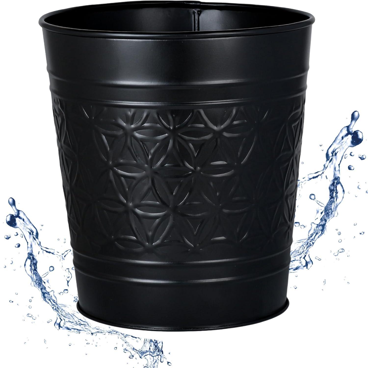 Autumn Alley Alley Metal Open Waste Basket - 1.7 Gallons