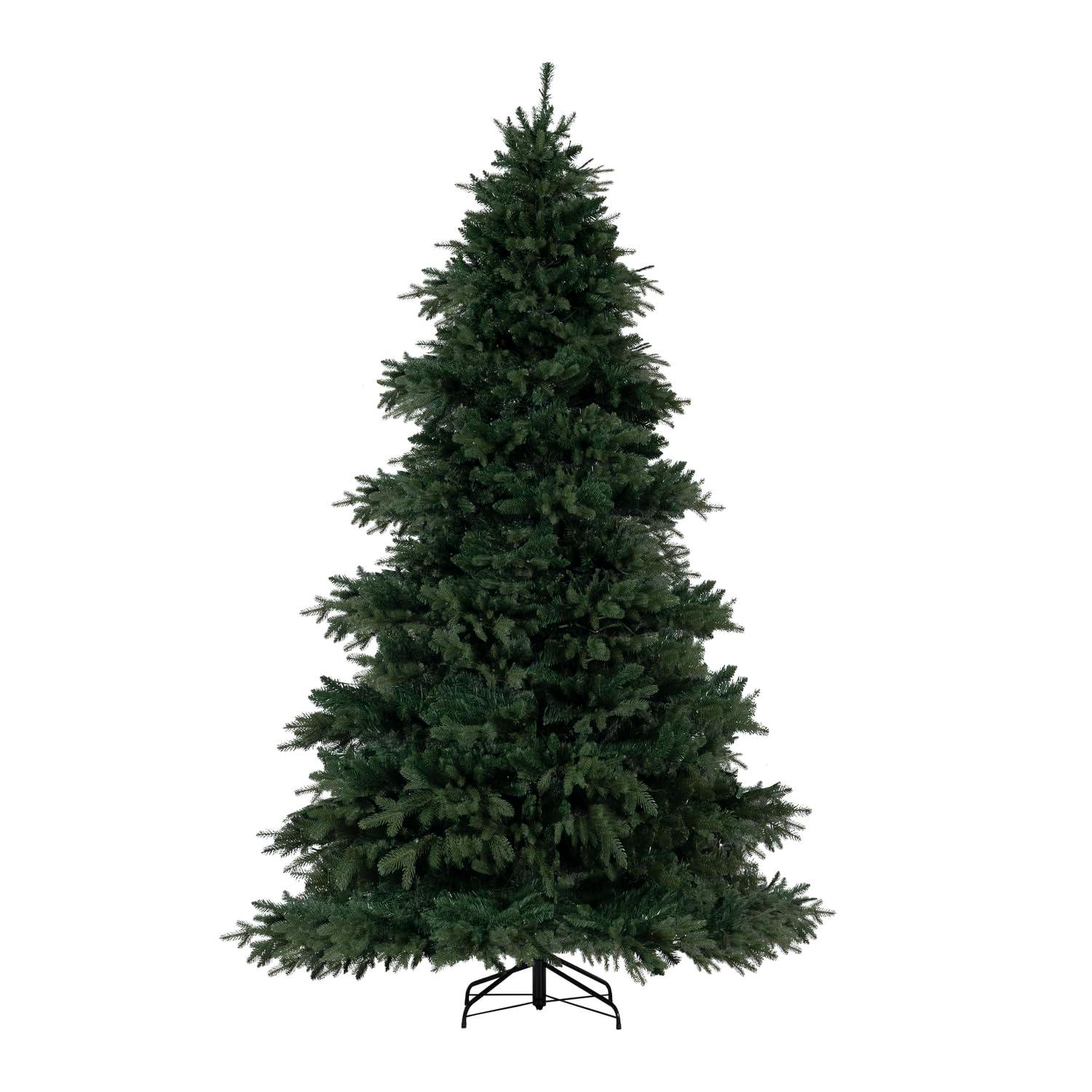 Home Imports Emporium Cynthia Prelit Aritificial Christmas Tree, Realistic Rustic Christmas Tree with Lights by Naomi Home Green,7.5ft
