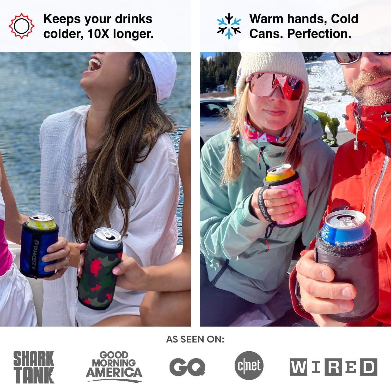 Marlin Blue Insulated Can Cooler with NASA Technology