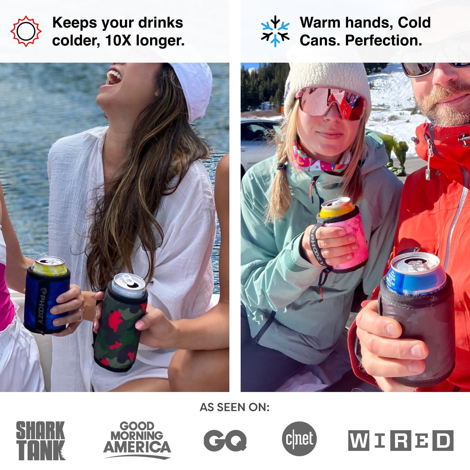 Marlin Blue Insulated Can Cooler with NASA Technology