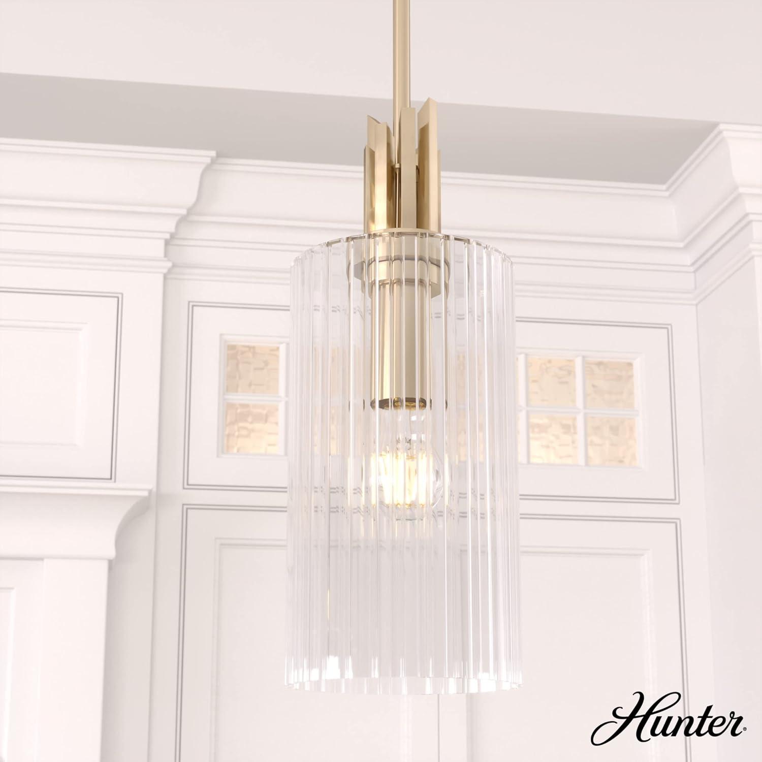 Alturas Gold Modern Mini Pendant Light - 6"x15.75"