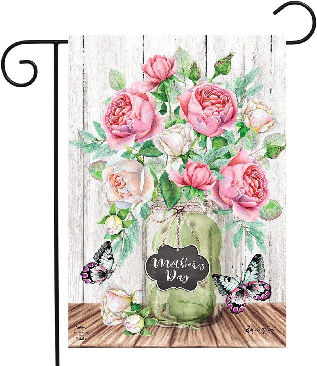 Briarwood Lane Mother's & Father's Day Garden Flag 12x18 For Outdoor Mother's Day Roses For Mother's & Father's Day Garden Flag Flags For Outside