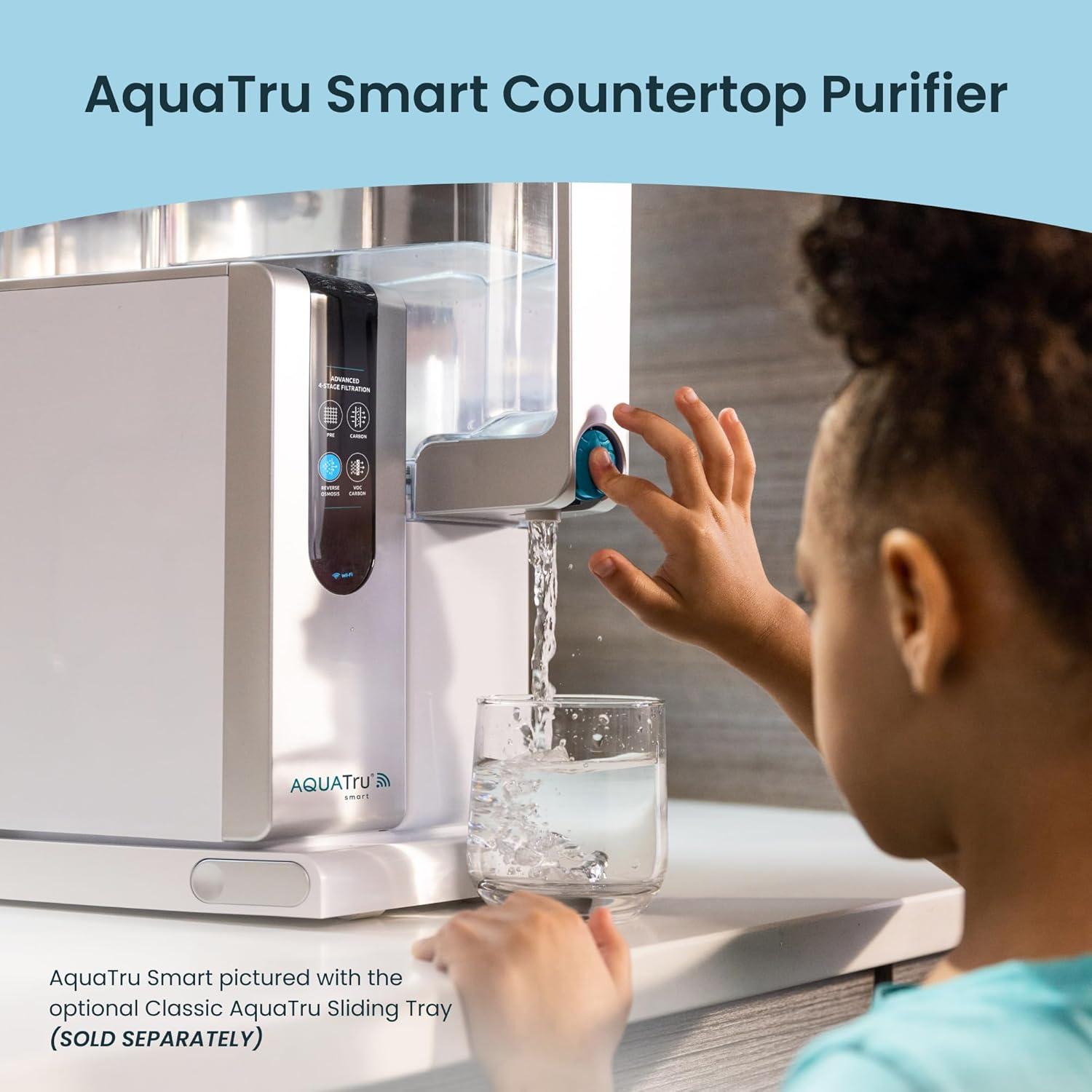 AquaTru Classic Smart Alkaline Countertop Water Purifier for PFAS & Other Contaminants with App