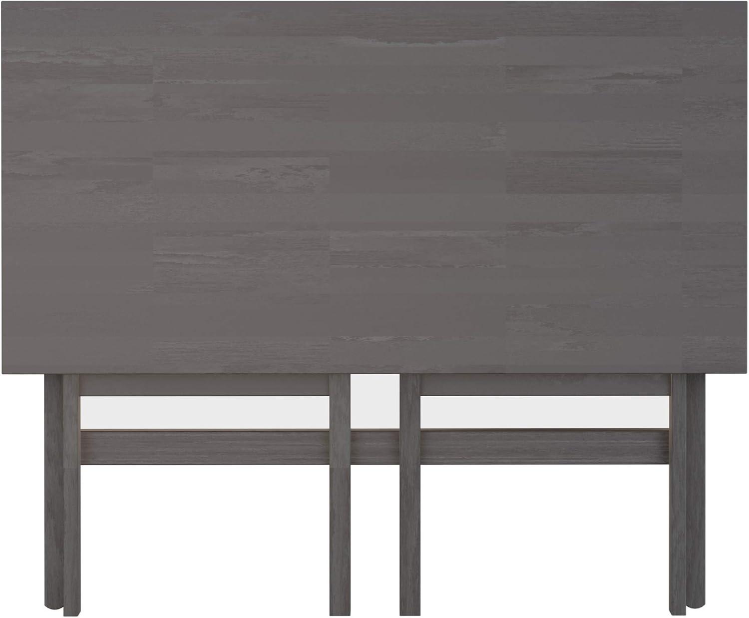 Xander Foldable Desk Oyster Gray - Winsome