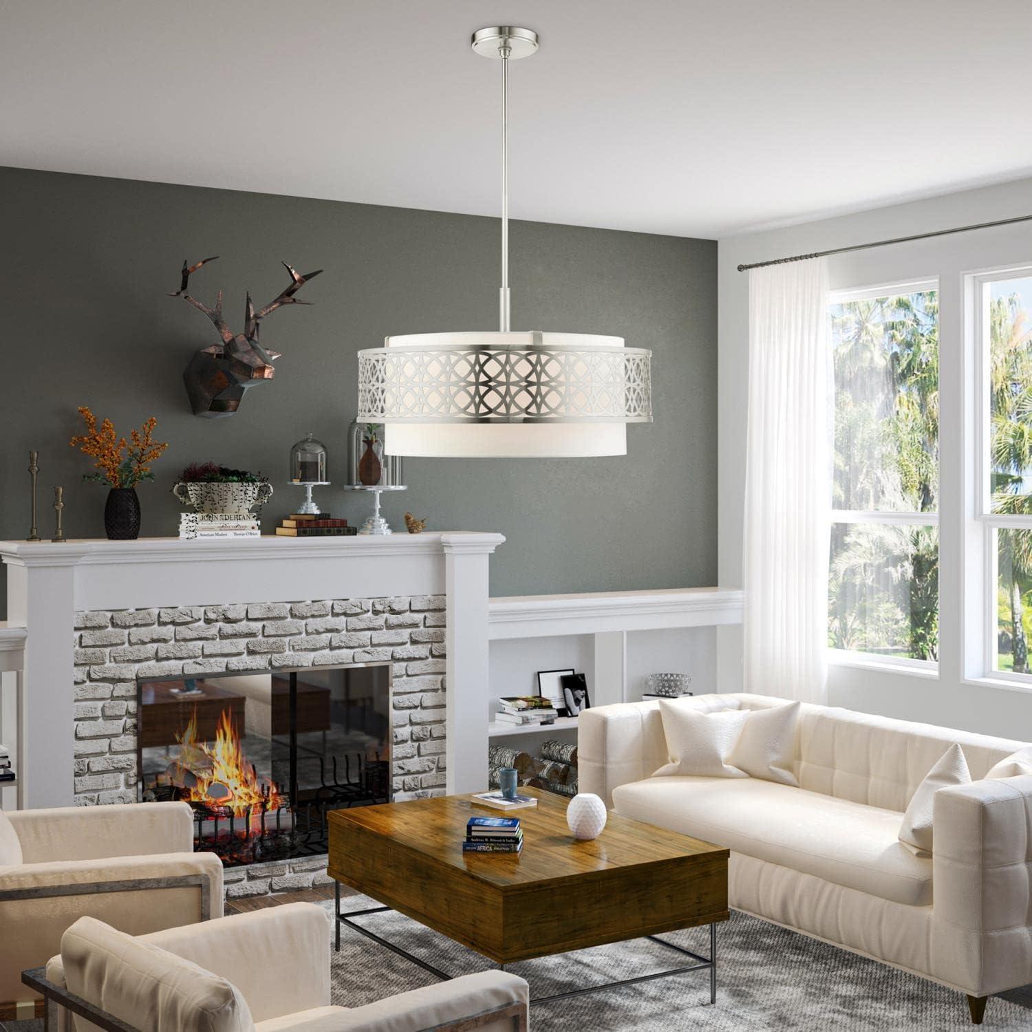 Livex Lighting Calinda 5 - Light Pendant in  Brushed Nickel