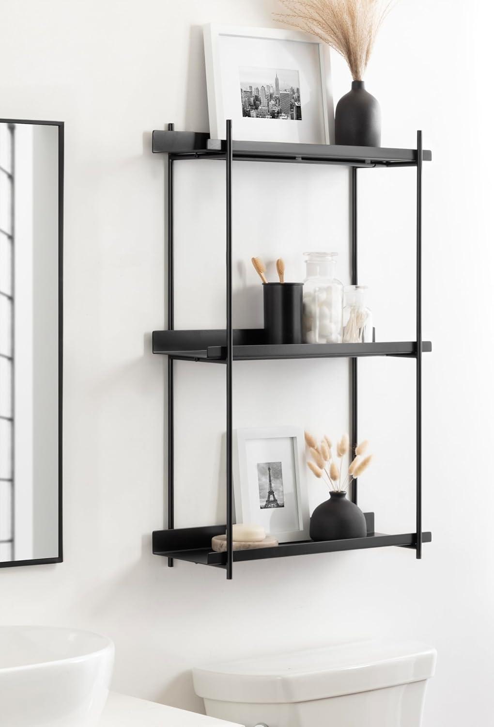 Kate & Laurel All Things Decor Dominic Tiered Wall Shelf