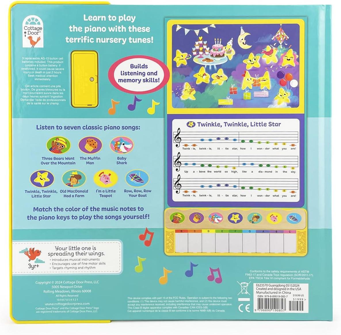 Play-Along Piano Songs - by  Cottage Door Press (Board Book)