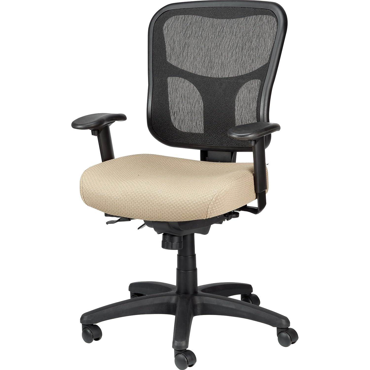 Tempur-Pedic TP8000 Ergonomic Mesh Mid-Back Task Chair Beige TP8000-BEIGE
