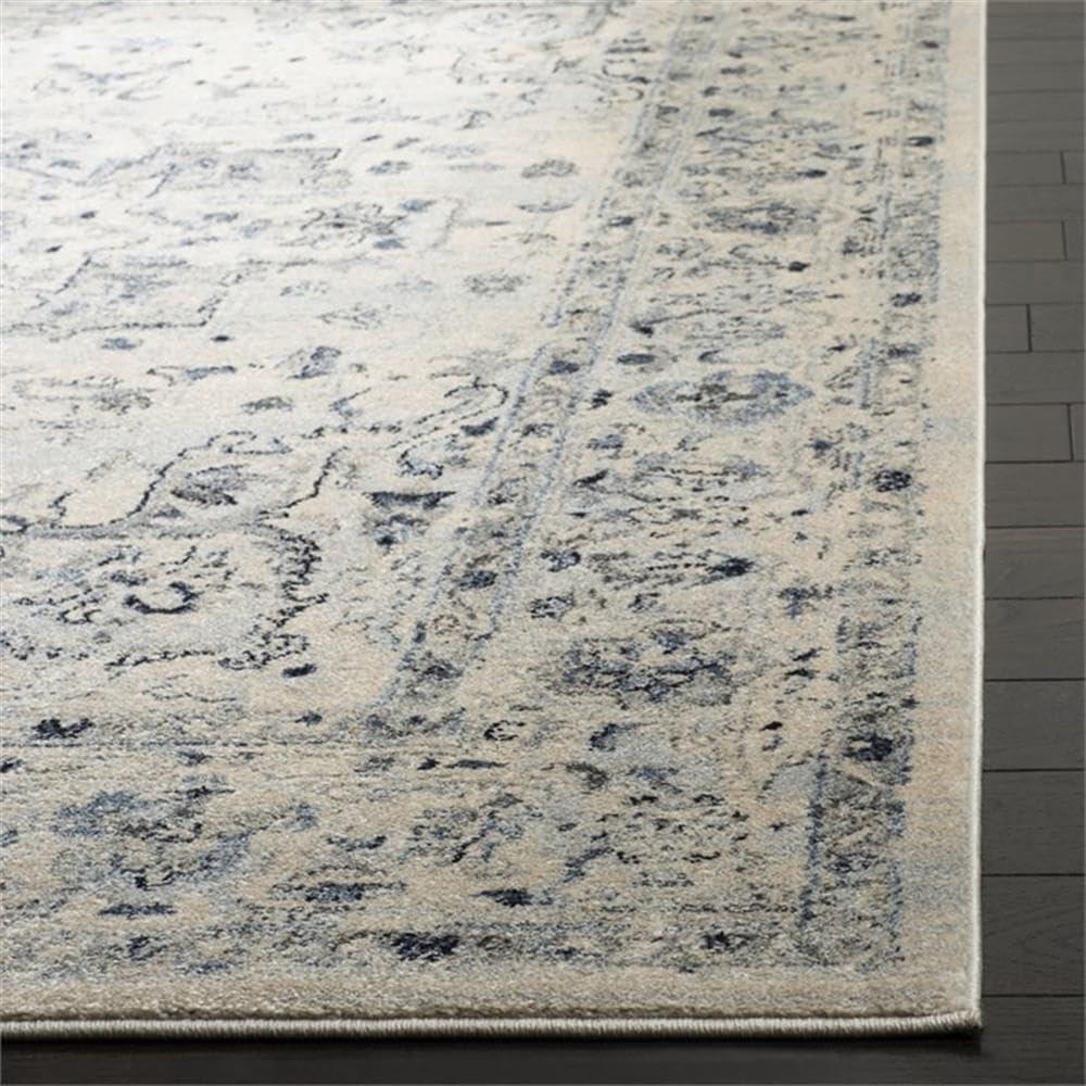Charleston CHL411 Loomed Indoor Area Rug - Ivory/Light Blue - 5'3"x7'6" - Safavieh