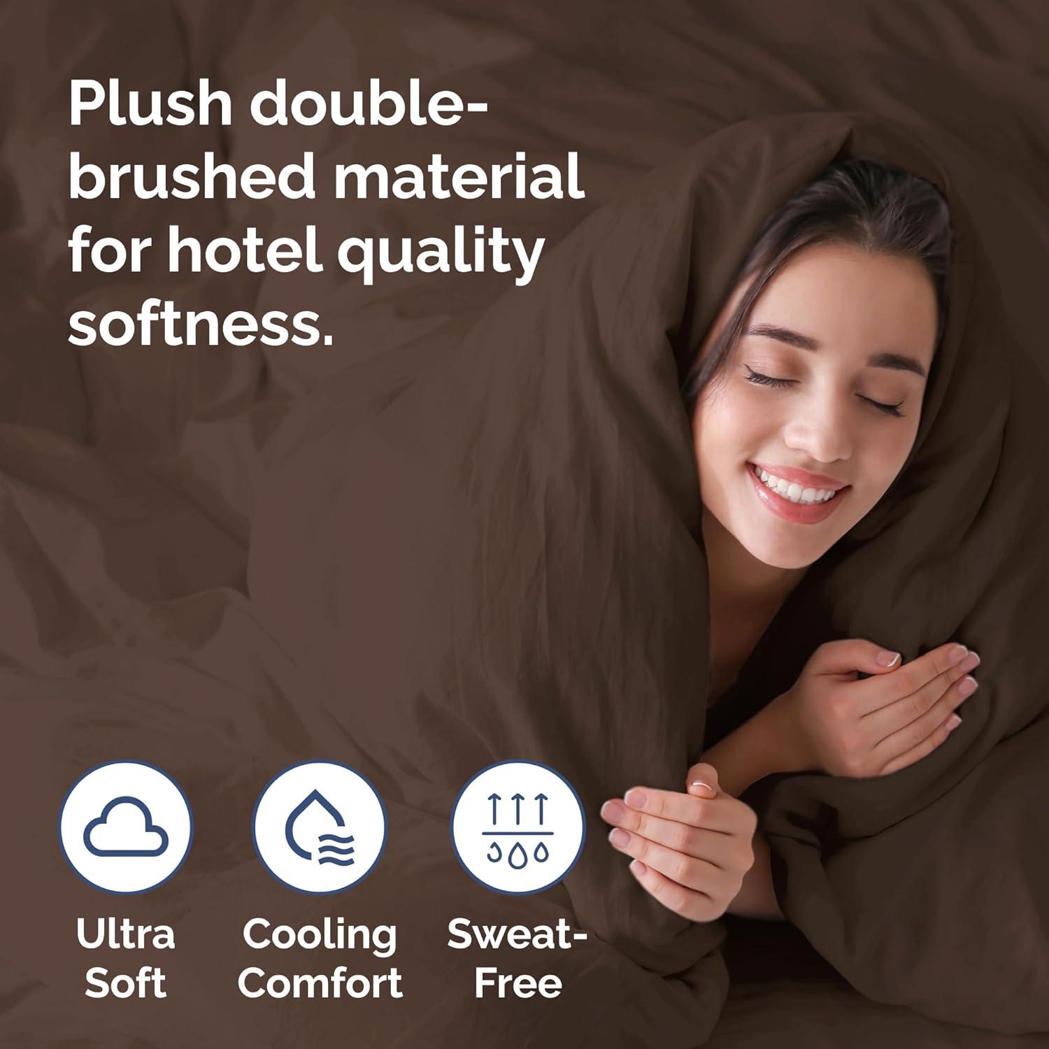 CGK Linens Premium Hotel Quality Soft & Cooling Duvet Cover Set