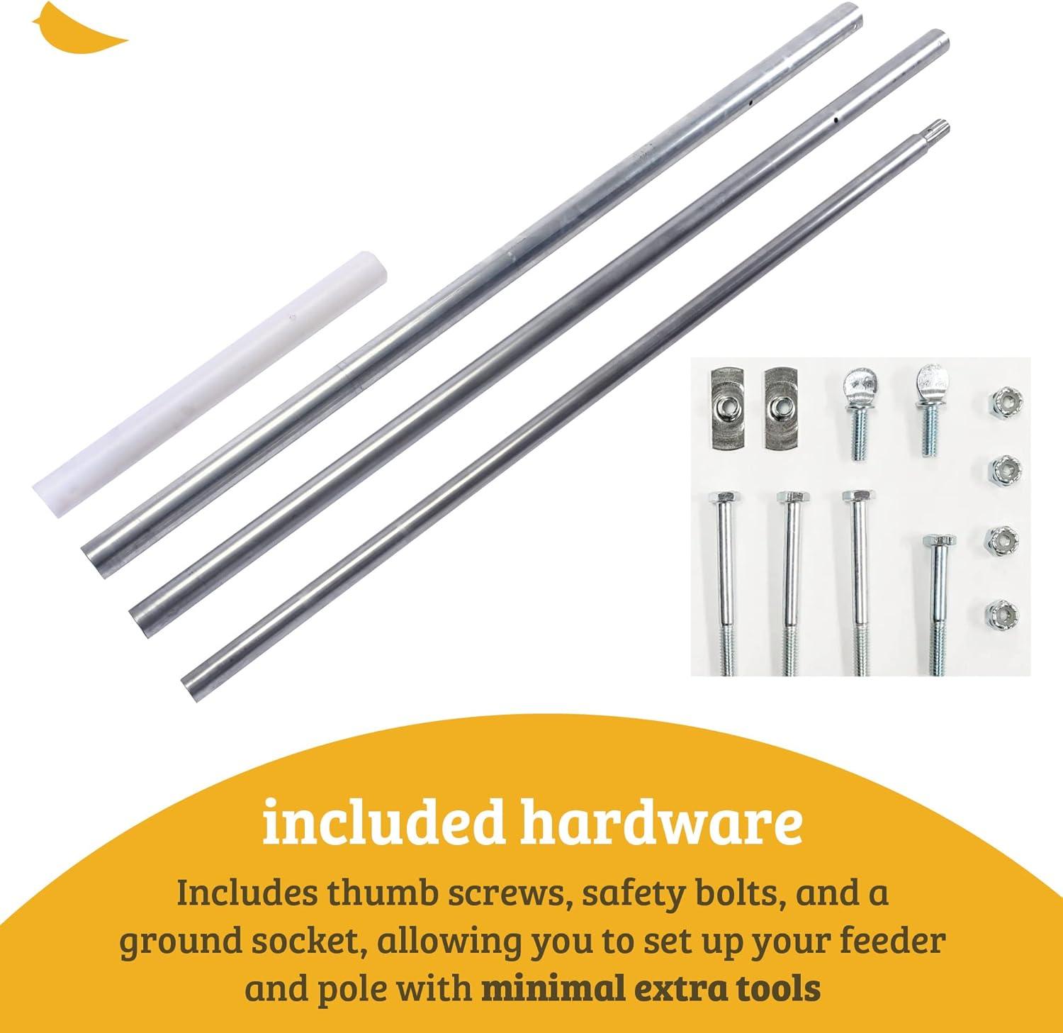 Birds Choice Birds Choice Medium 3-Level, 12-Room Purple Martin Bird House with Starling-Resistant Entrances, White/Grey