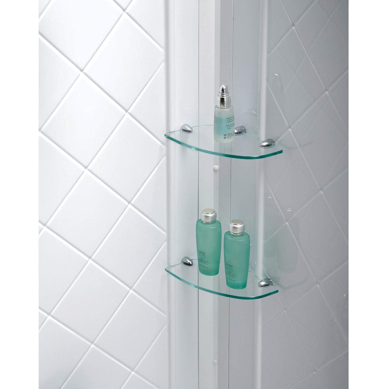 Infinity-Z 60" x 76.75" Rectangle Sliding Shower Enclosure with Base Included