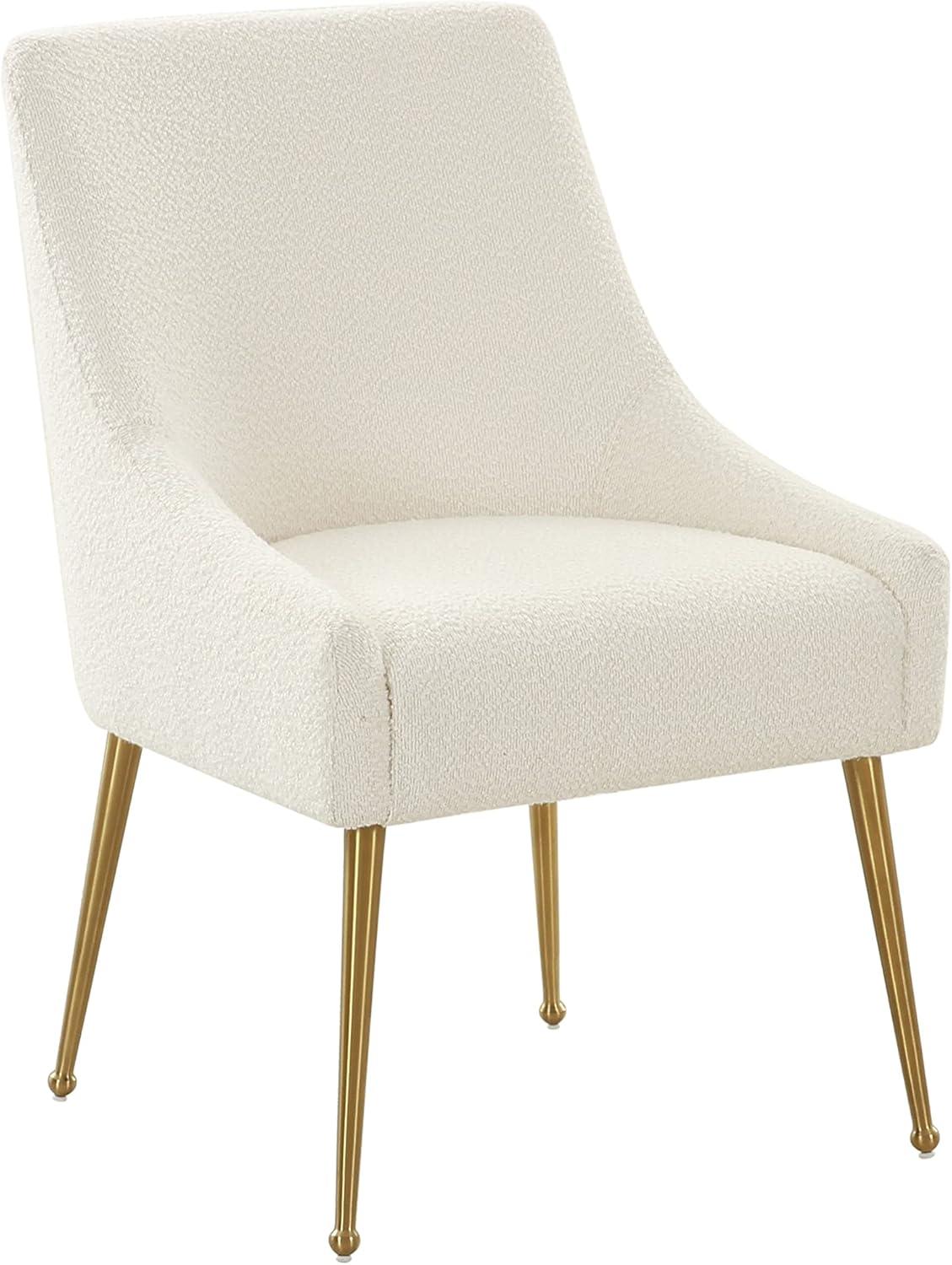 Beatrix 19'' H Velvet Upholstered Metal Parsons Chair