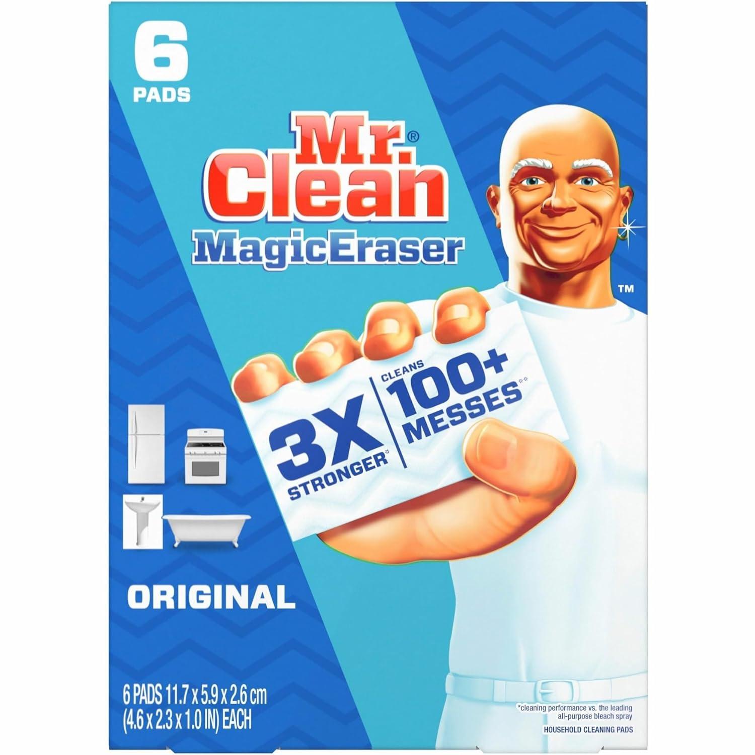 Mr. Clean Original Magic Eraser Cleaning Pads with Durafoam - 6ct