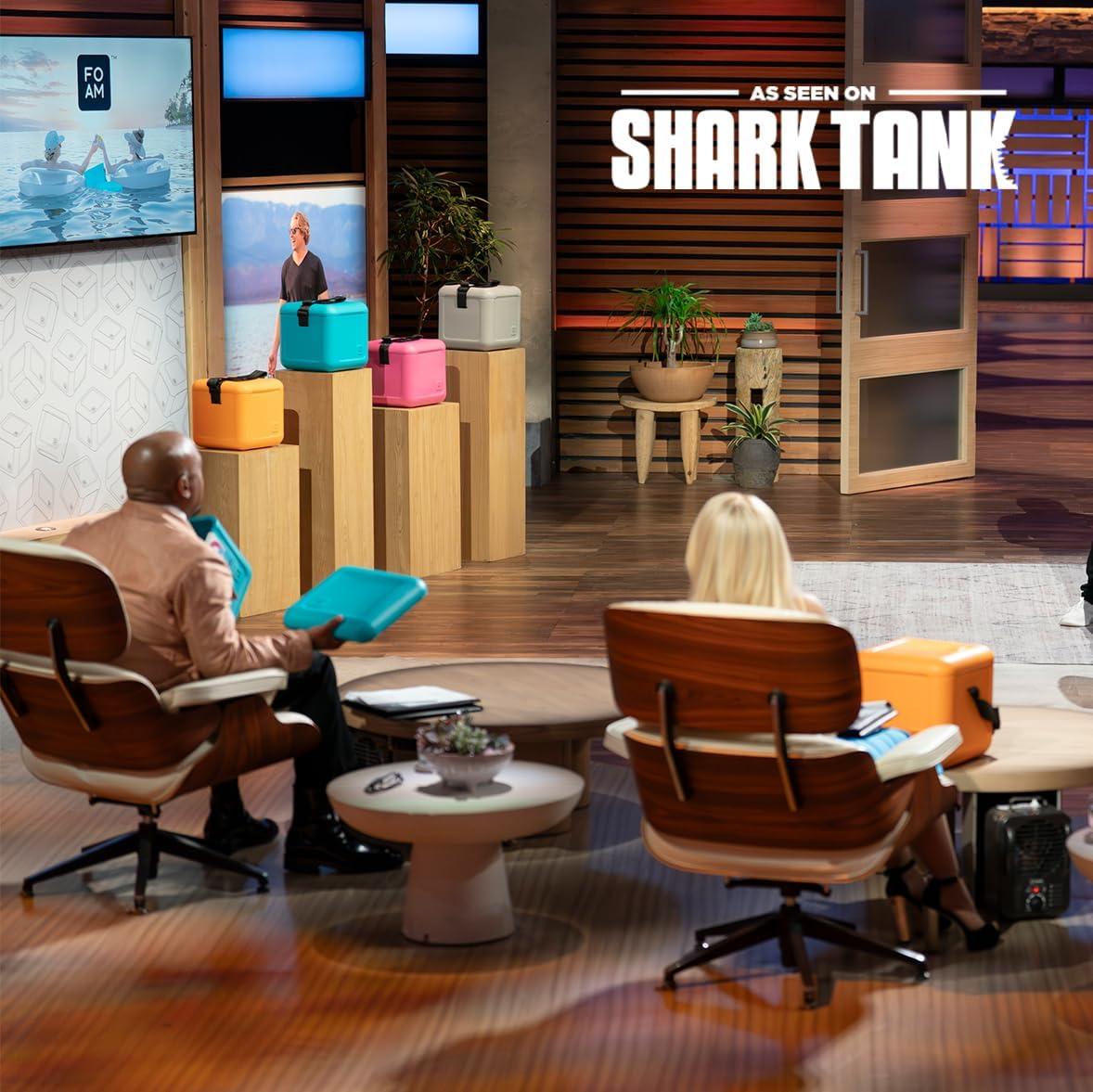 FOAM FOAM Portable 22 Quart EVA Lightweight Beach Rigid Hybrid Soft Side Cooler that Holds 30 Cans & Ice