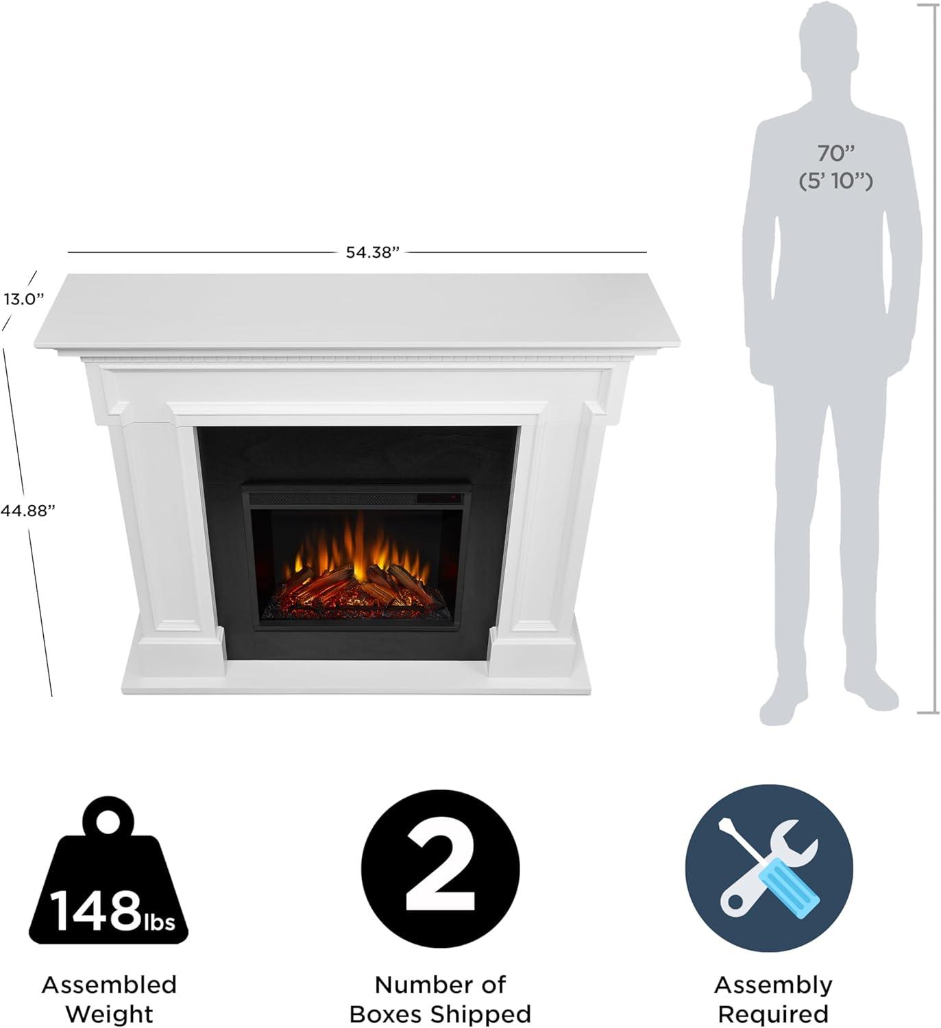 Thayer 54" Electric Fireplace by Real Flame