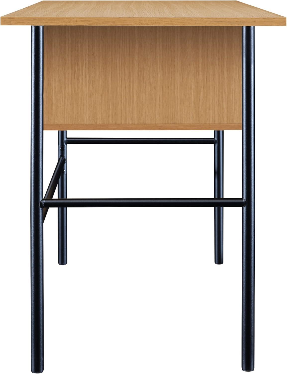 OSP Designs Metal Base Writing Desk