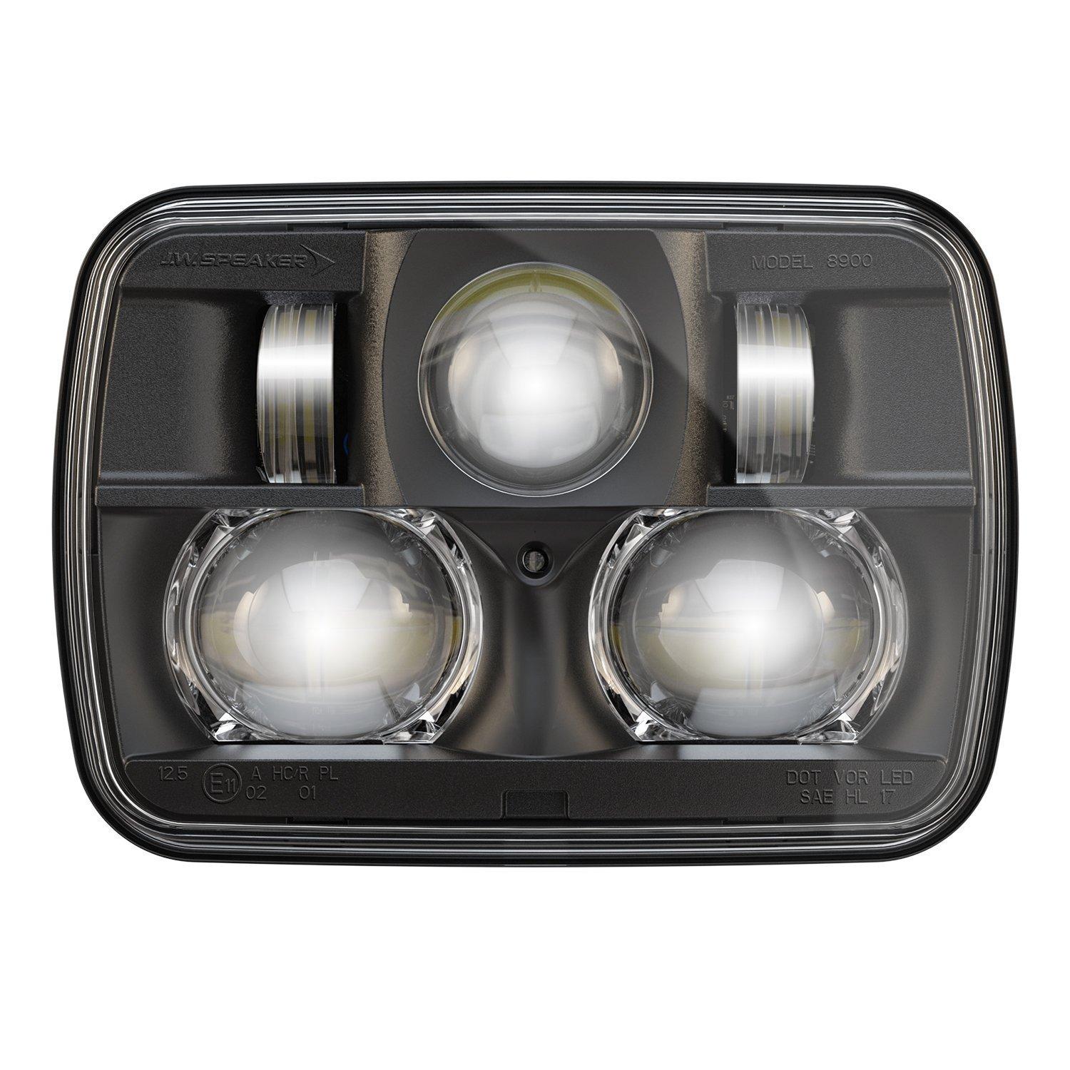 8900-12/24V DOT Hi/Lo Headlamp Black