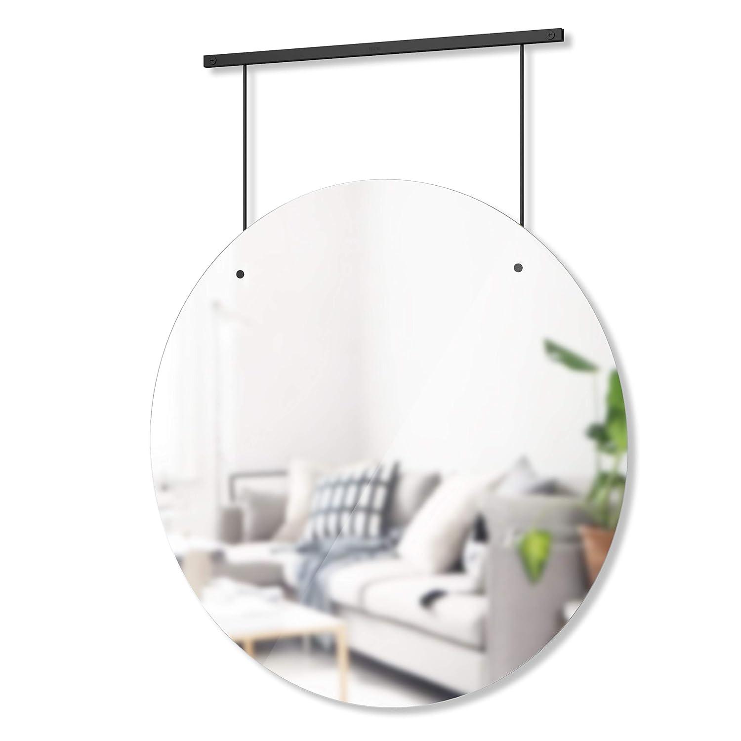 Exhibit 26" Round Frameless Eco-Friendly Wall Mirror