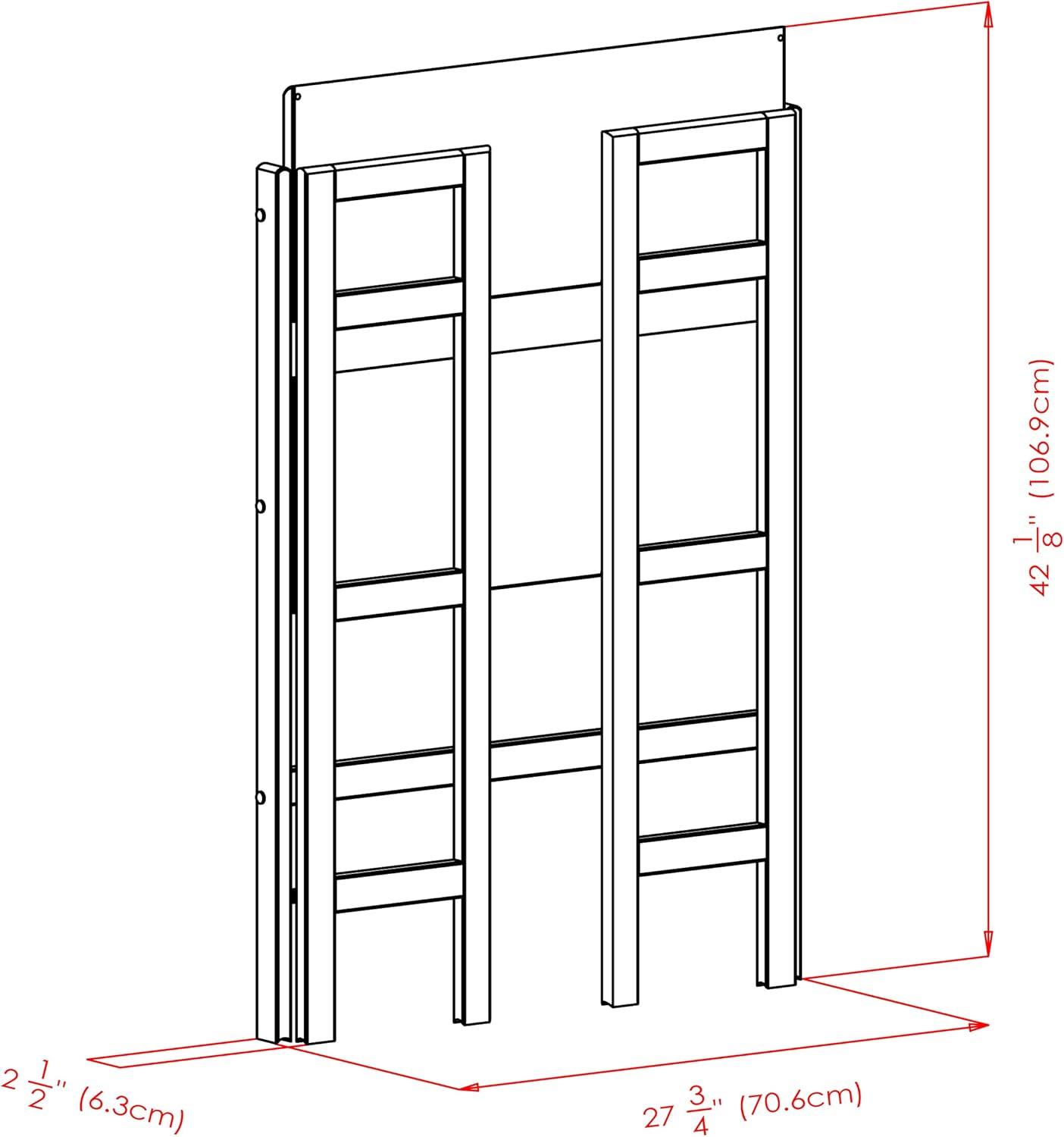 38.54" Terry Folding Bookcase - Winsome