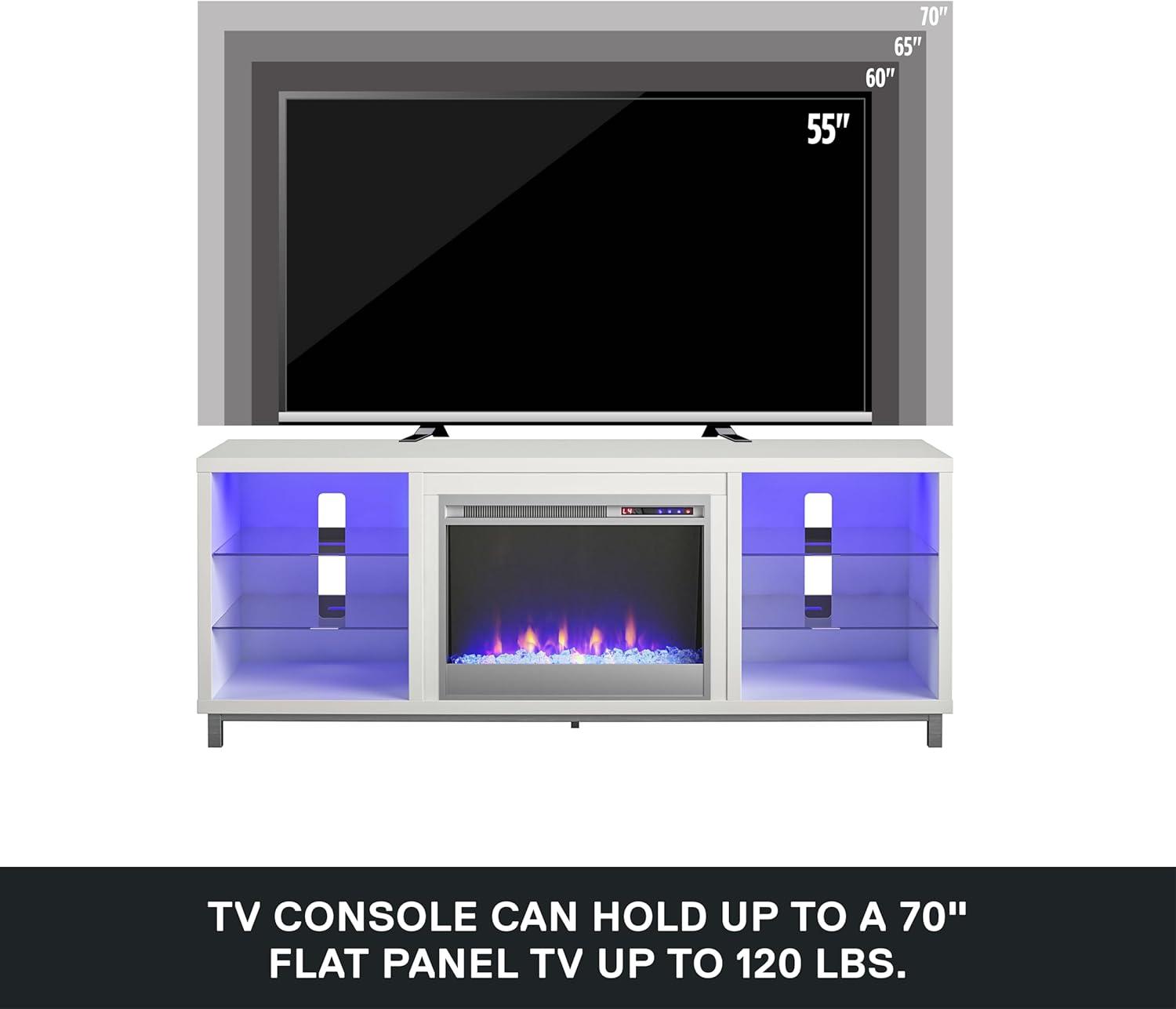 Lumina Fireplace TV Stand for TVs up to 70"