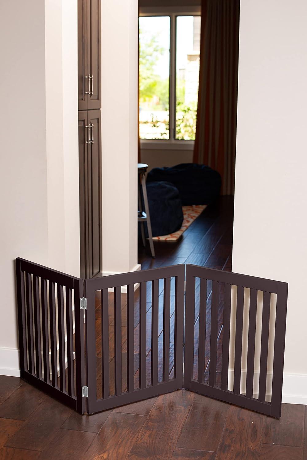 BirdRock Home Wood Free Standing Pet Gate