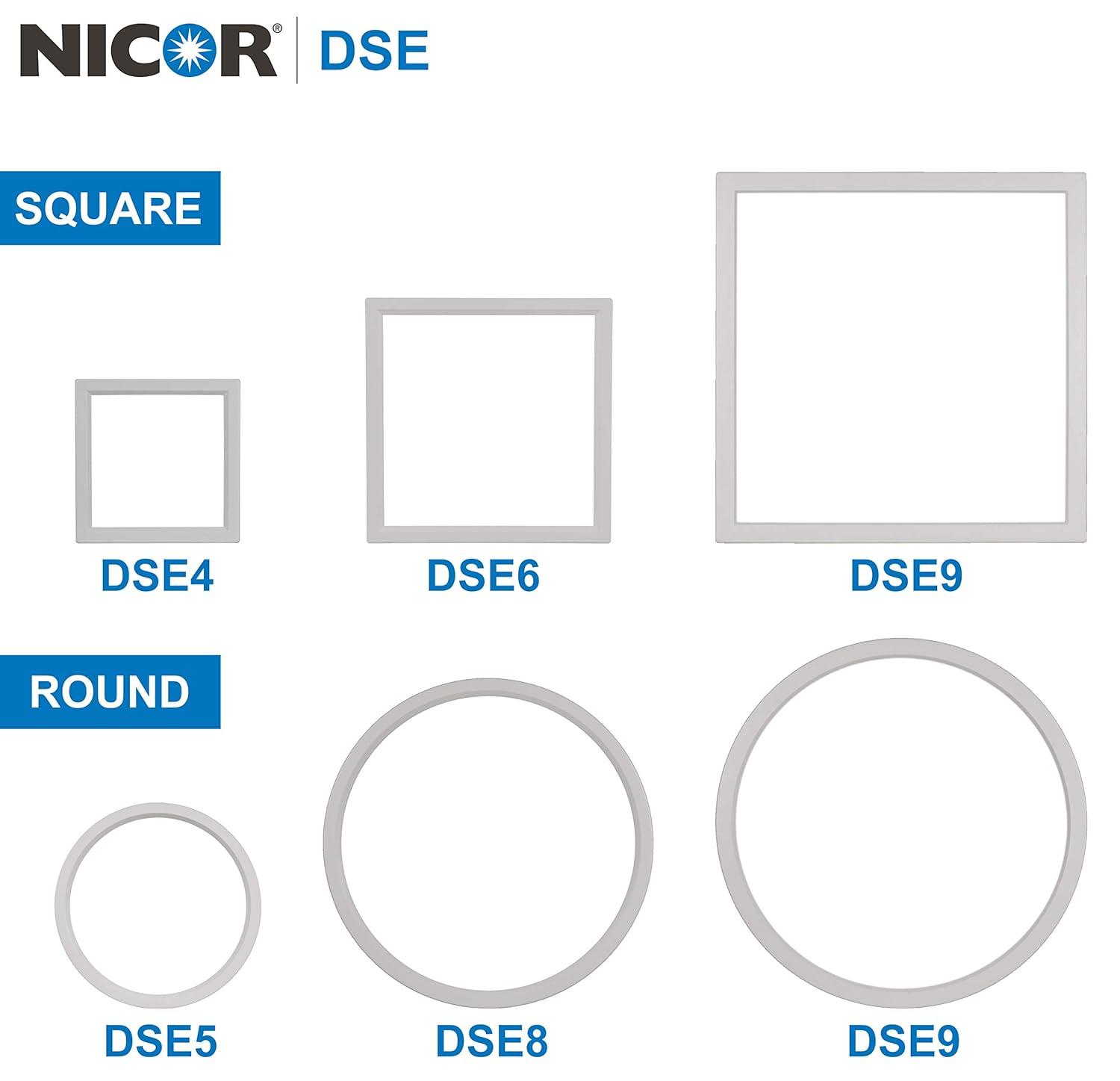 NICOR Lighting Dimmable Circle Flush Mount