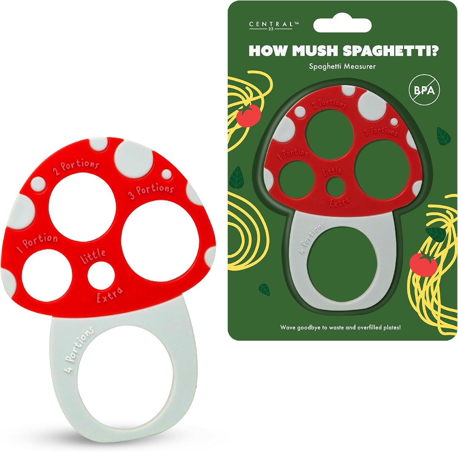 Pasta Measuring Tool - Spaghetti Measuring Tool - Portion Control - Serving Size Measurer - Quirky Mushroom Design - Fun And Unusual Kitchen Gadgets & Accessories - Home Cooking Essentials C38