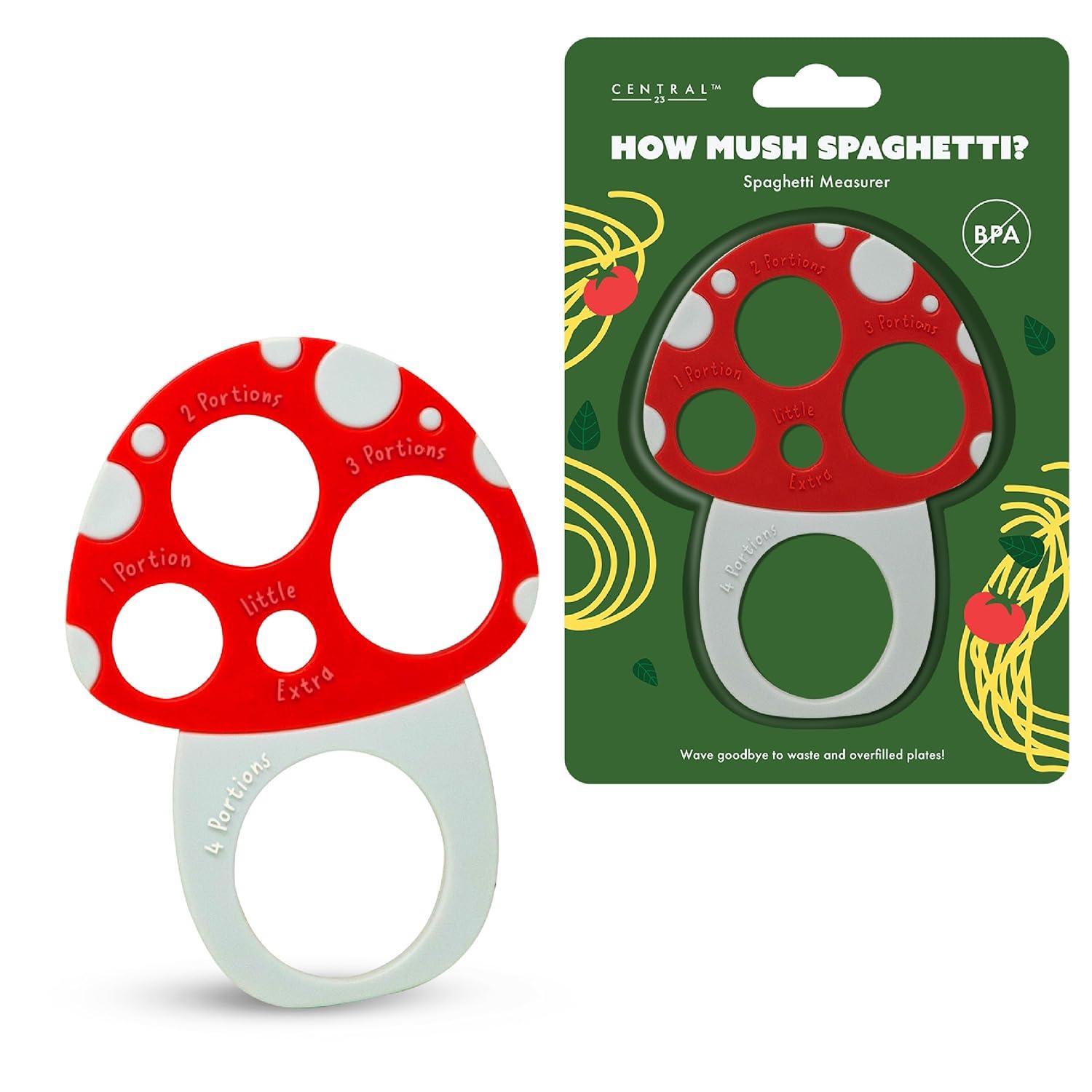 Pasta Measuring Tool - Spaghetti Measuring Tool - Portion Control - Serving Size Measurer - Quirky Mushroom Design - Fun And Unusual Kitchen Gadgets & Accessories - Home Cooking Essentials C38