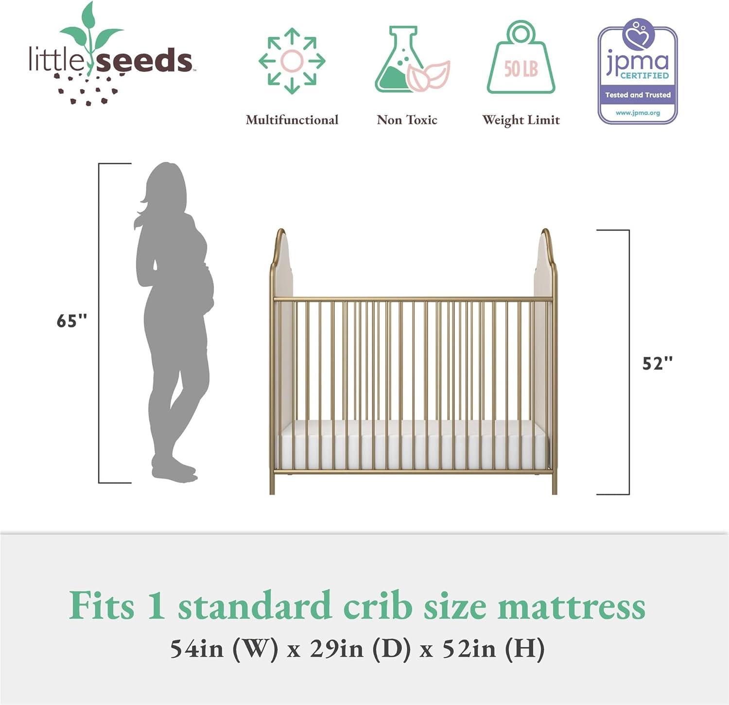 Piper 2-in-1 Convertible Upholstered Crib