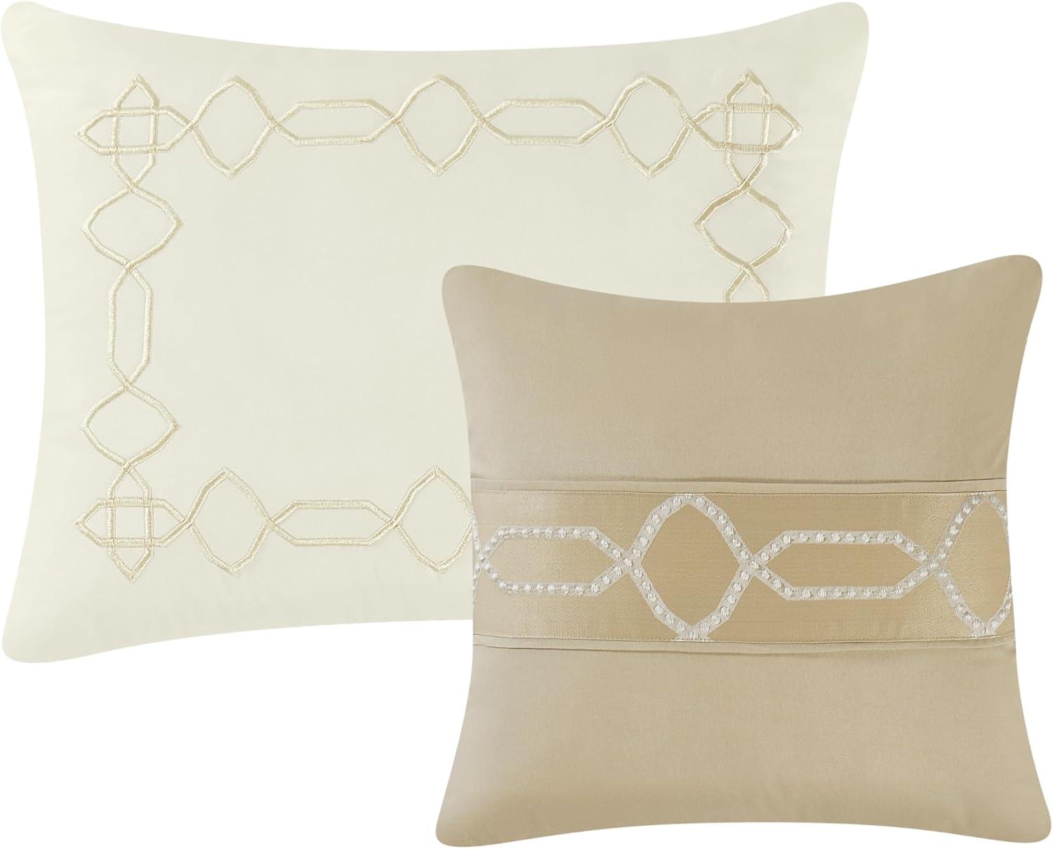 5th Avenue Lux Victoria Polyester Geometric Shapes Comforter Set