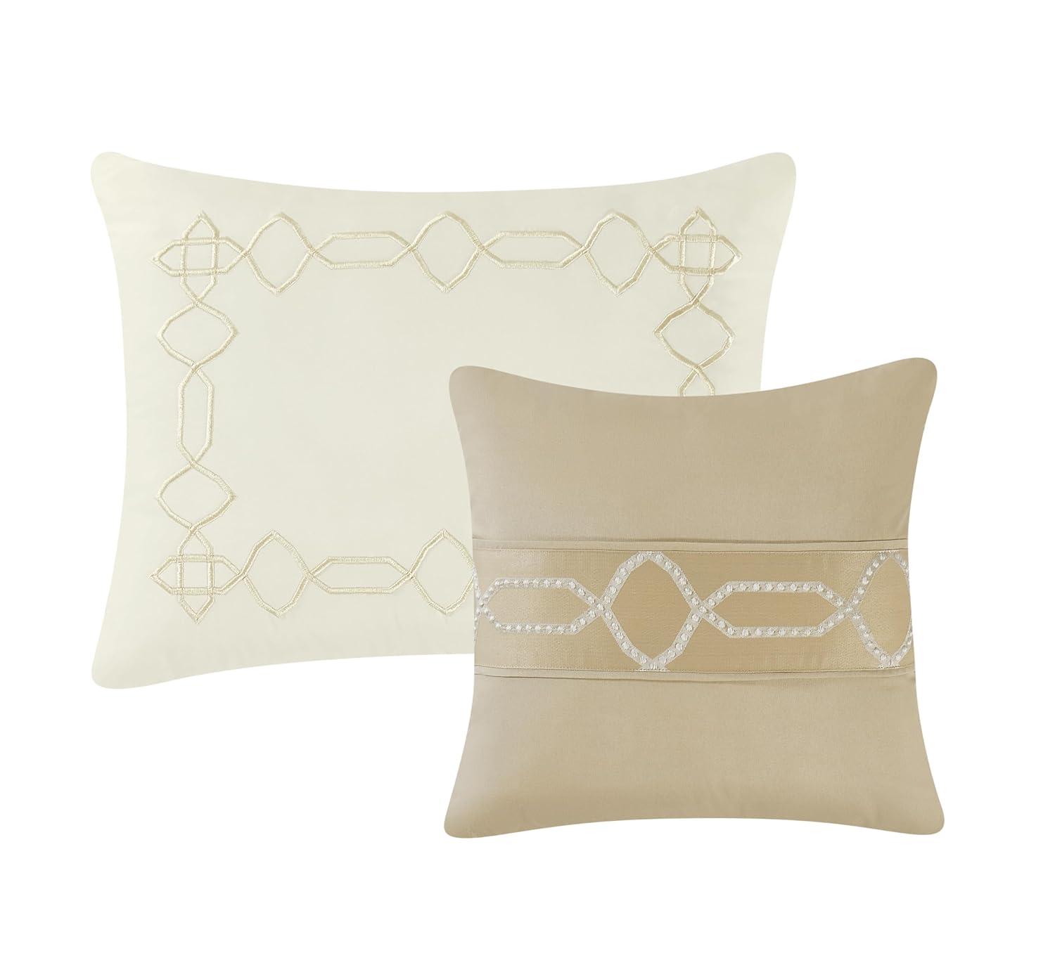 5th Avenue Lux Victoria Polyester Geometric Shapes Comforter Set