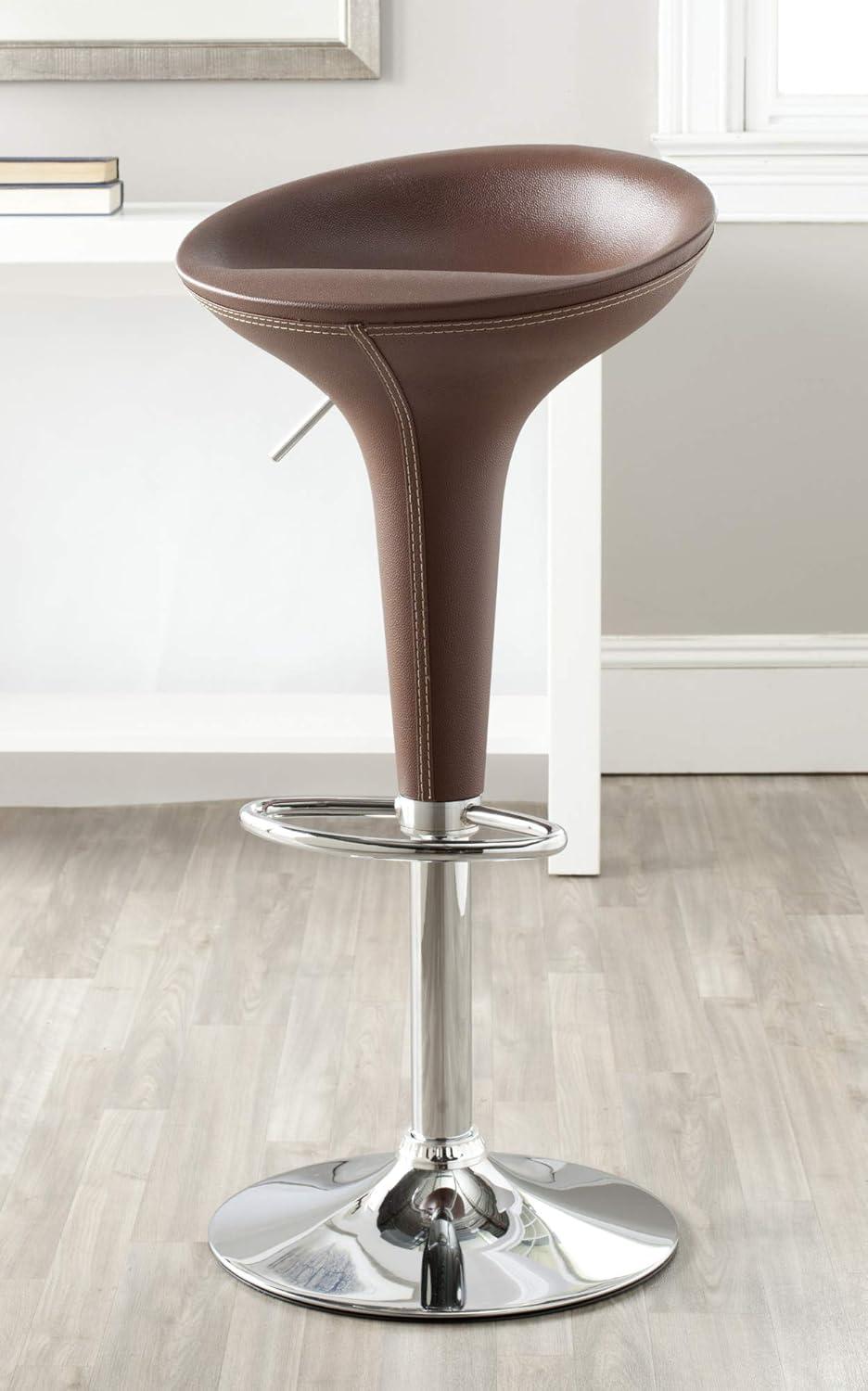 Shedrack Swivel Bar Stool   - Safavieh