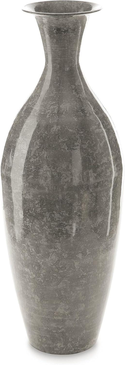 Signature Design by Ashley Traditional Brockwich Vase  Antique Gray