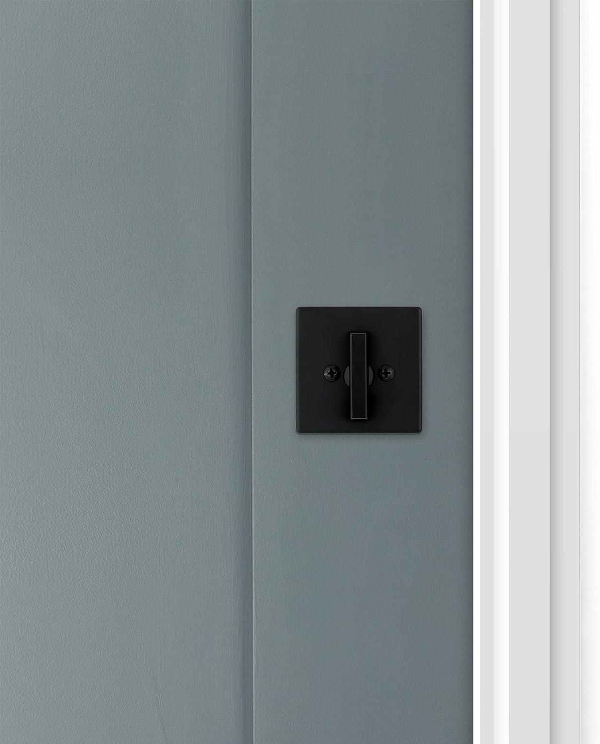 Single Cylinder Deadbolt with Square Rosette